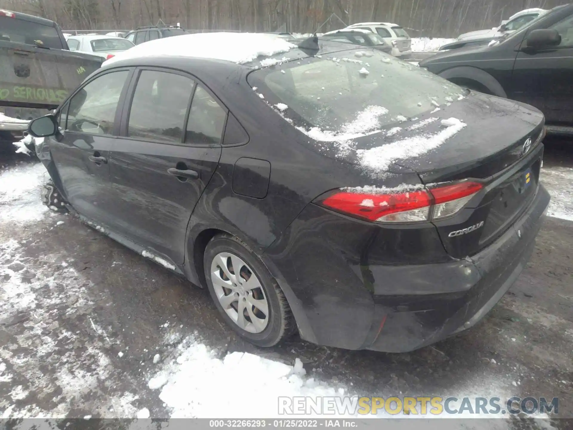 3 Photograph of a damaged car JTDEPRAE6LJ079849 TOYOTA COROLLA 2020