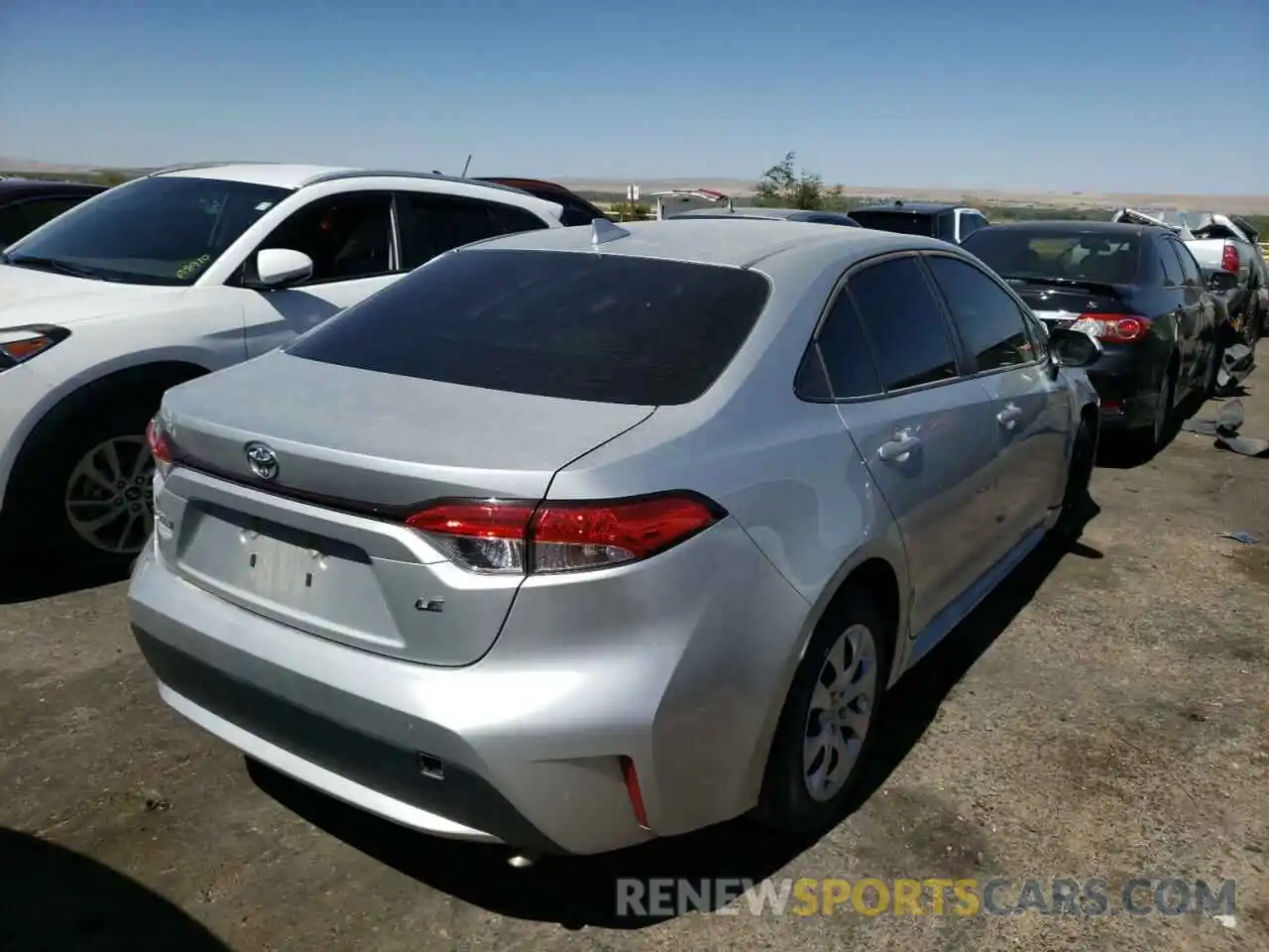 4 Photograph of a damaged car JTDEPRAE6LJ080046 TOYOTA COROLLA 2020