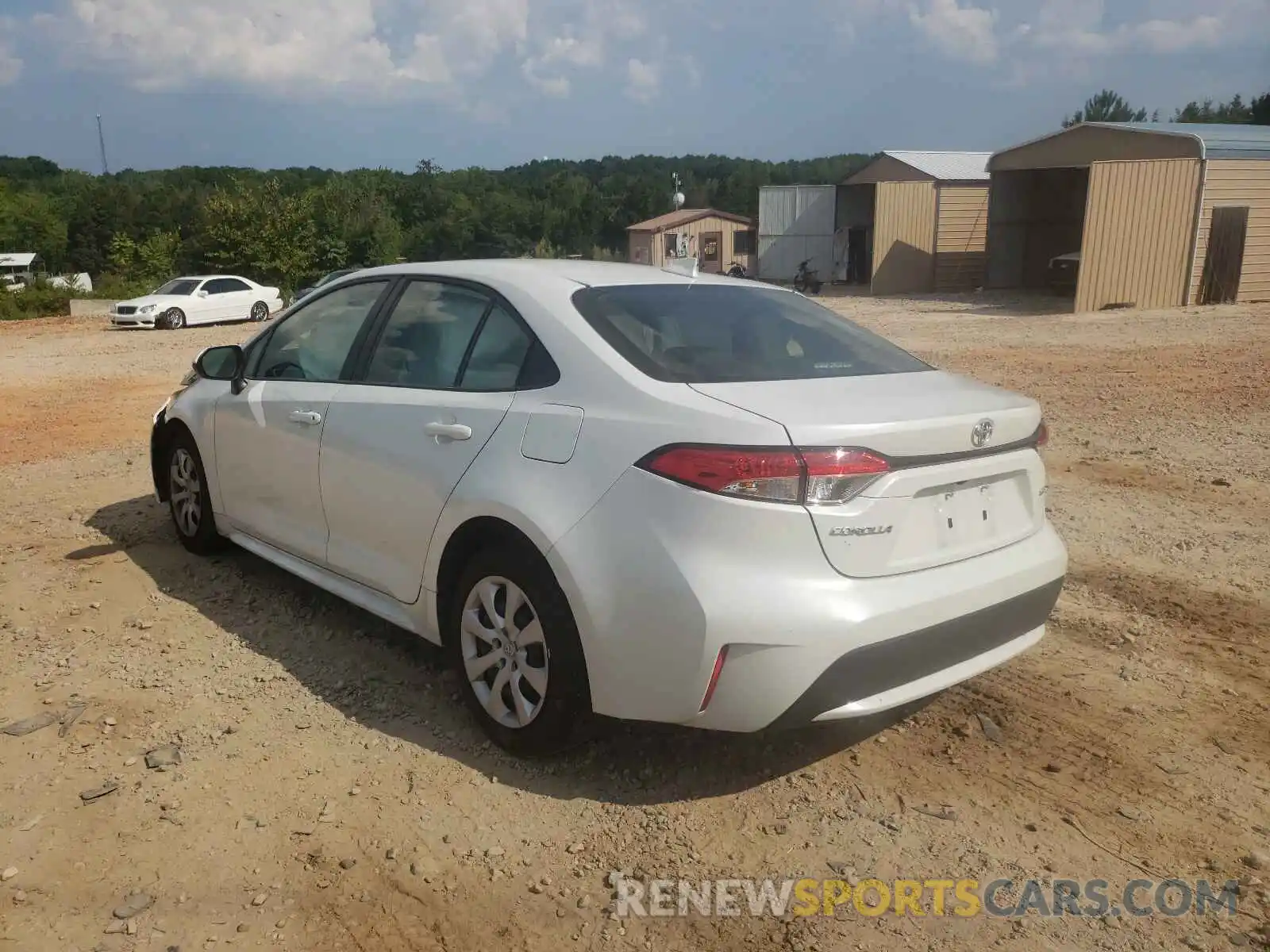 3 Photograph of a damaged car JTDEPRAE6LJ080256 TOYOTA COROLLA 2020