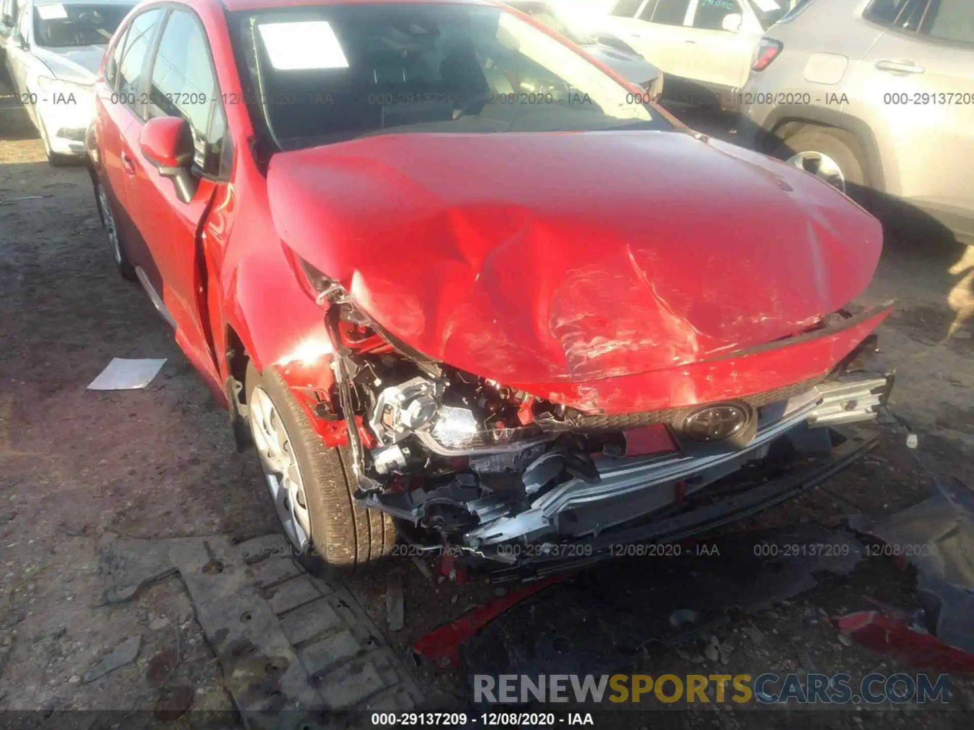 6 Photograph of a damaged car JTDEPRAE6LJ080550 TOYOTA COROLLA 2020