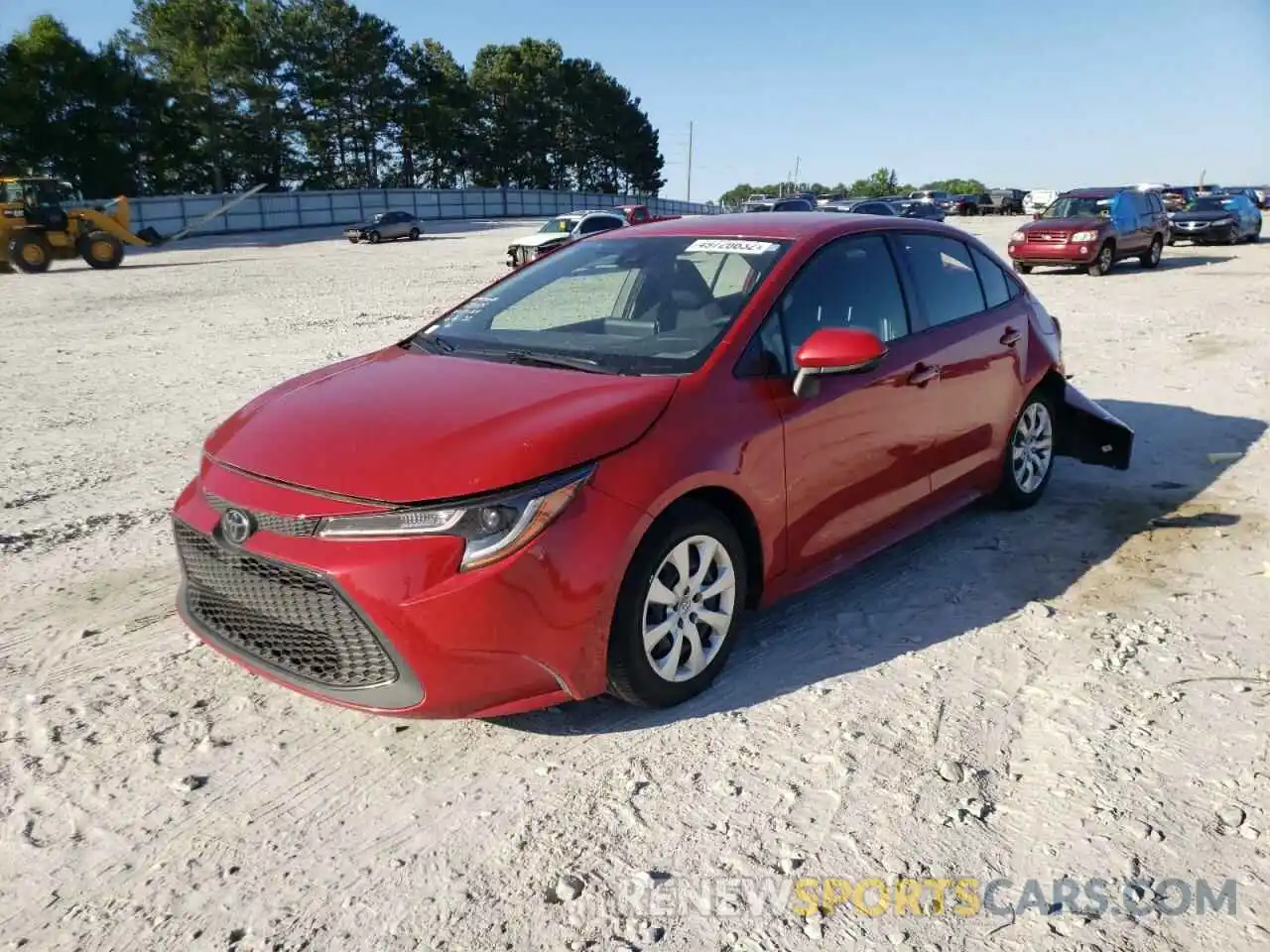 2 Photograph of a damaged car JTDEPRAE6LJ080614 TOYOTA COROLLA 2020