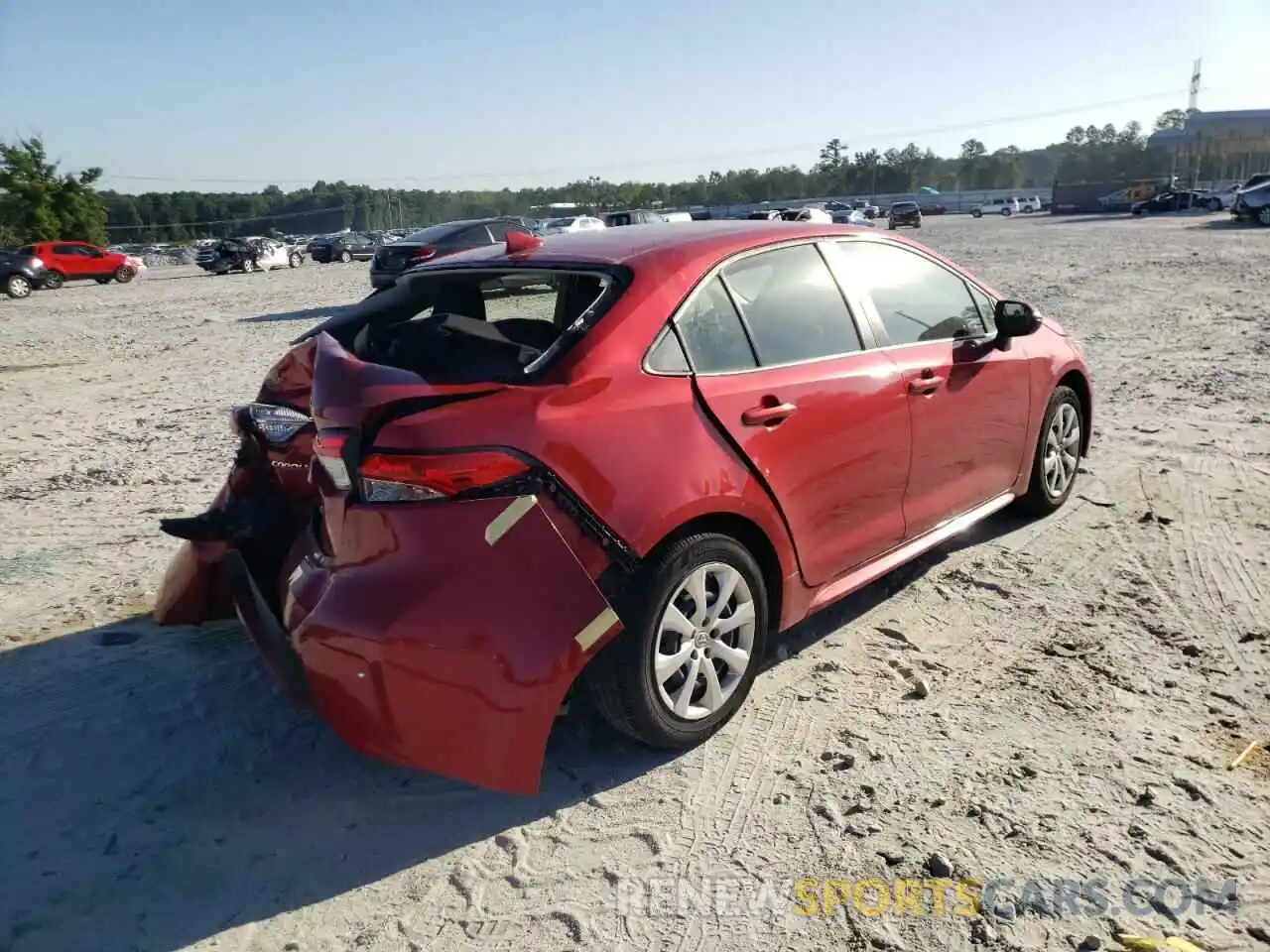 4 Photograph of a damaged car JTDEPRAE6LJ080614 TOYOTA COROLLA 2020