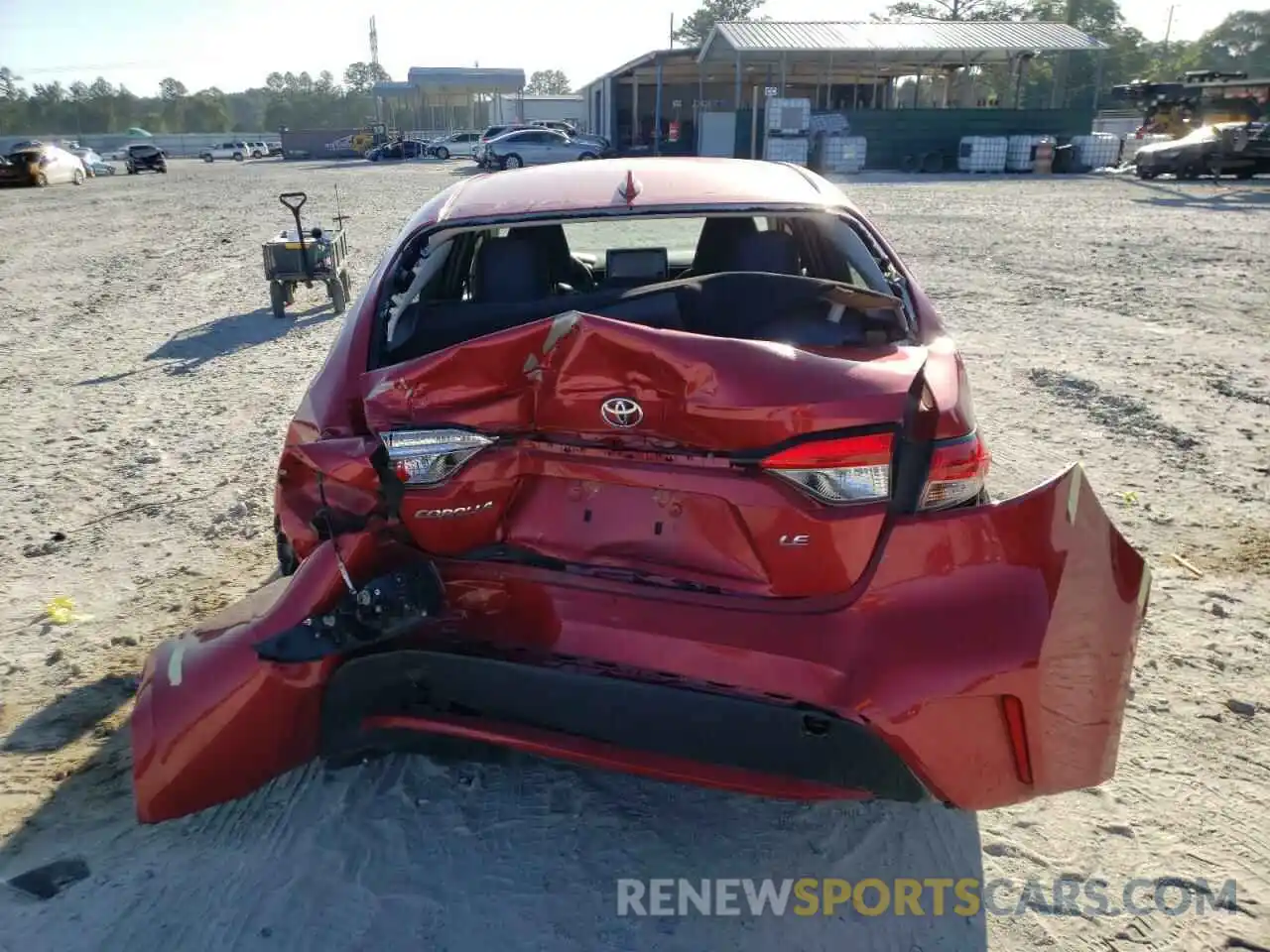 9 Photograph of a damaged car JTDEPRAE6LJ080614 TOYOTA COROLLA 2020