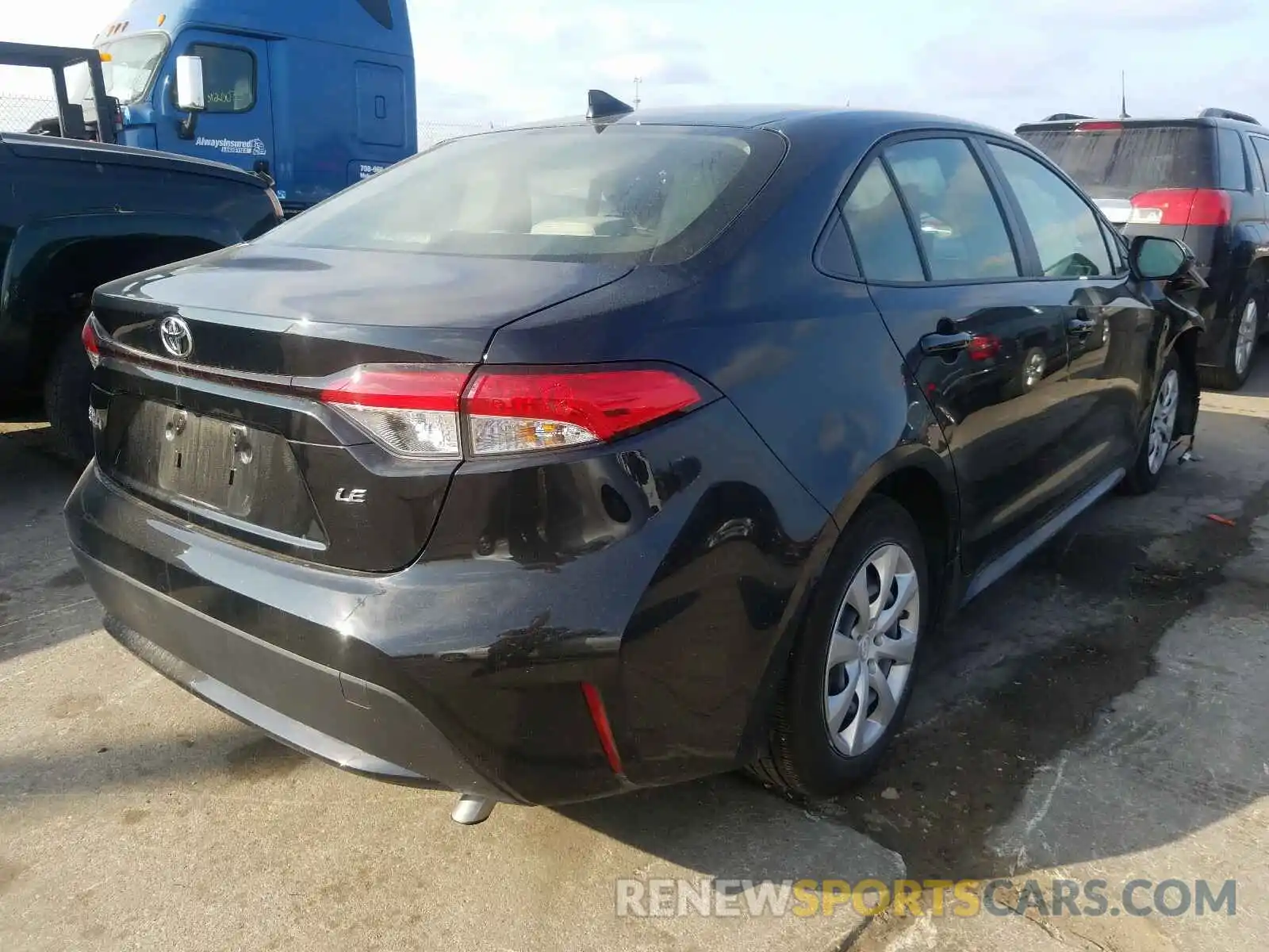 4 Photograph of a damaged car JTDEPRAE6LJ081357 TOYOTA COROLLA 2020