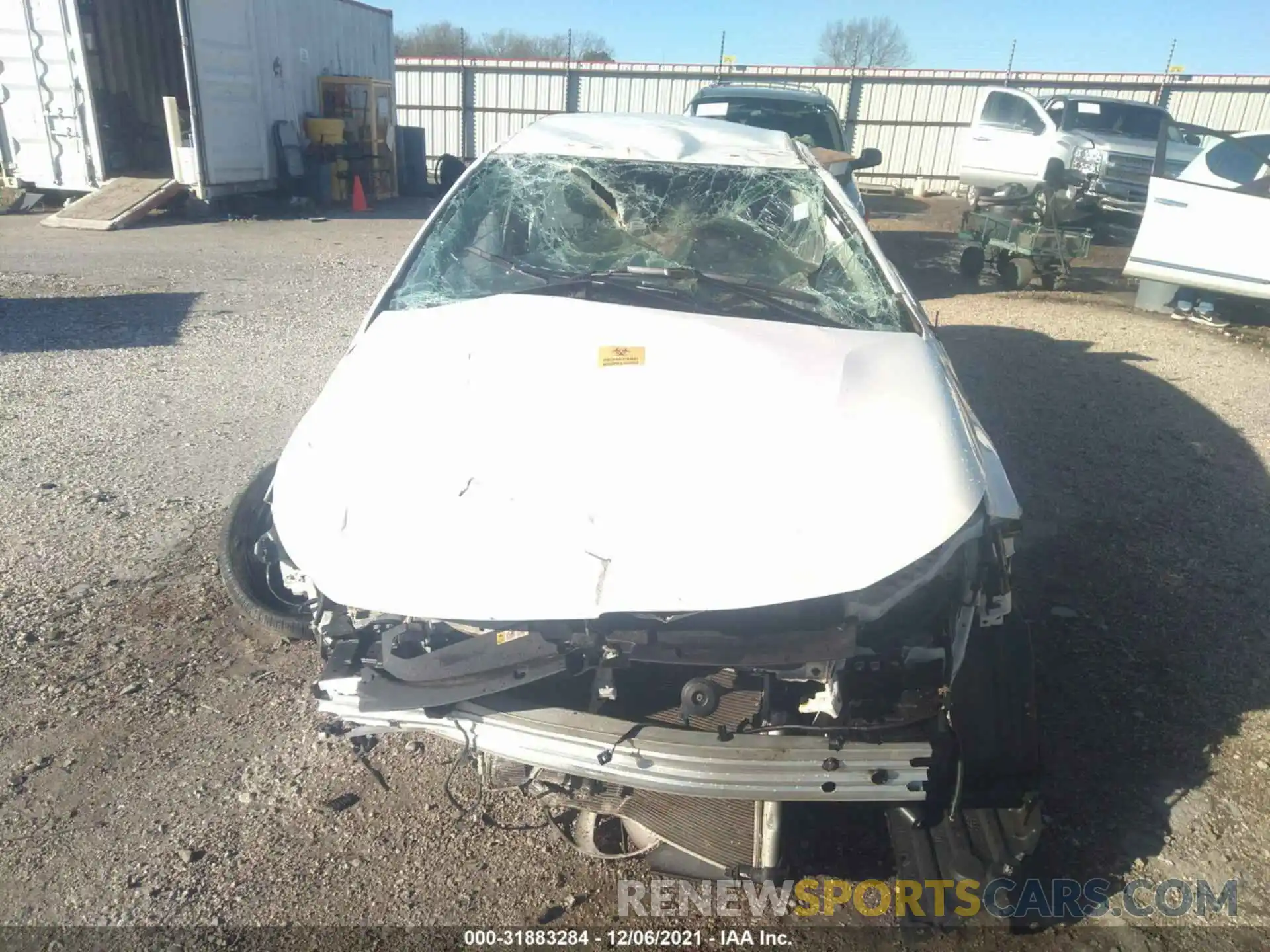 6 Photograph of a damaged car JTDEPRAE6LJ081696 TOYOTA COROLLA 2020