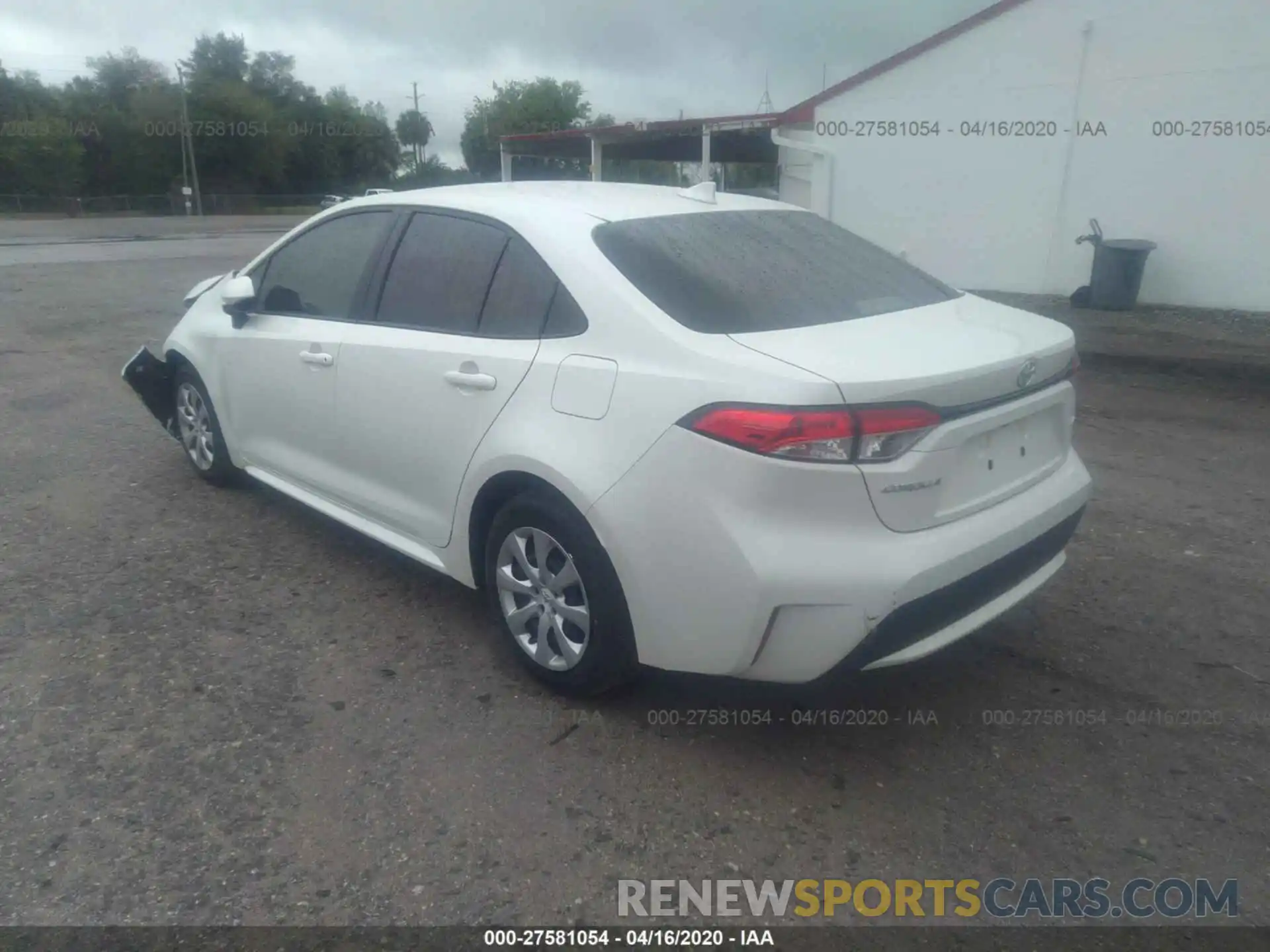 3 Photograph of a damaged car JTDEPRAE6LJ081777 TOYOTA COROLLA 2020