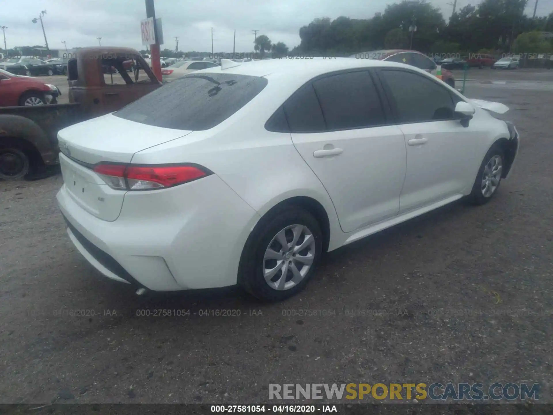 4 Photograph of a damaged car JTDEPRAE6LJ081777 TOYOTA COROLLA 2020