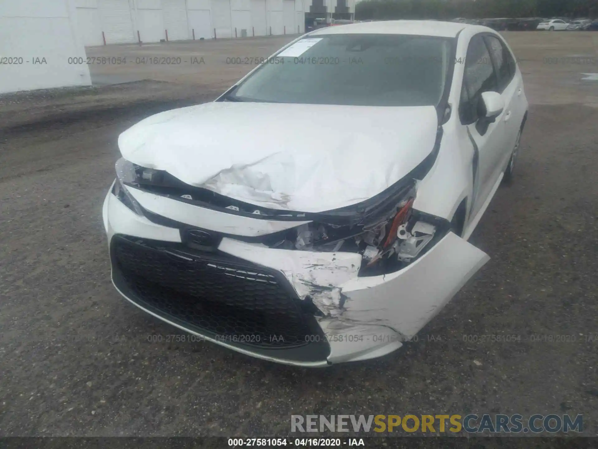 6 Photograph of a damaged car JTDEPRAE6LJ081777 TOYOTA COROLLA 2020