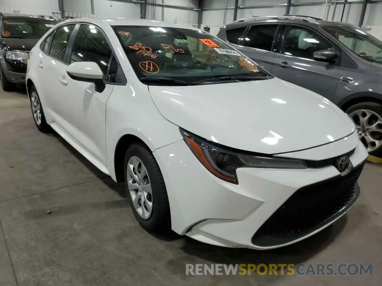 1 Photograph of a damaged car JTDEPRAE6LJ083304 TOYOTA COROLLA 2020