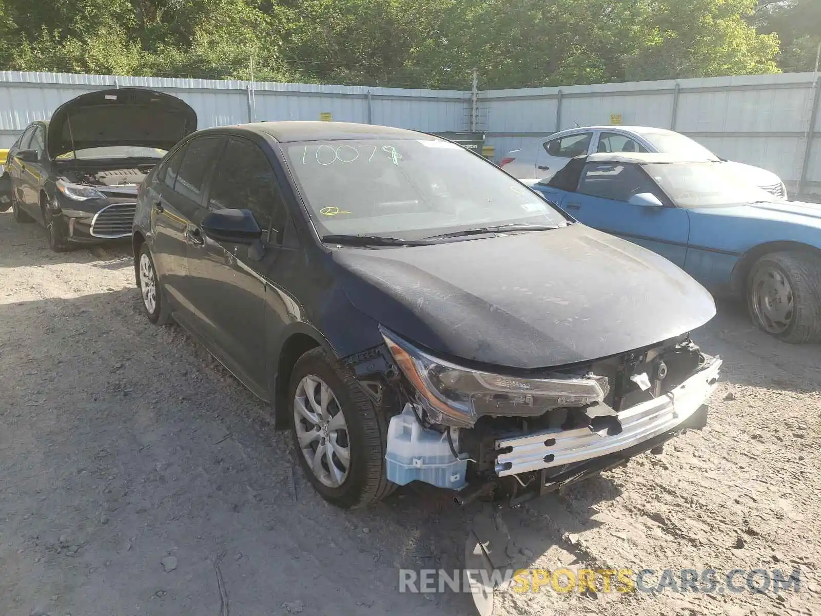 1 Photograph of a damaged car JTDEPRAE6LJ083352 TOYOTA COROLLA 2020