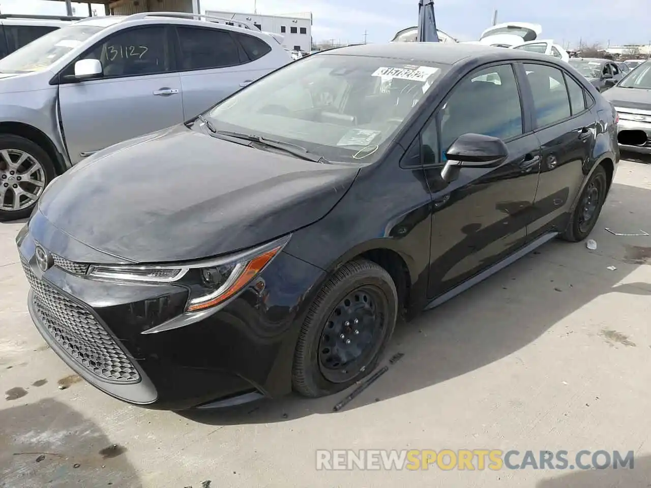 2 Photograph of a damaged car JTDEPRAE6LJ083481 TOYOTA COROLLA 2020