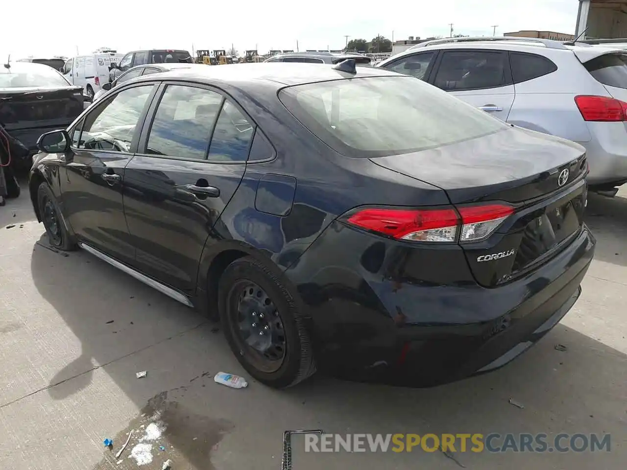 3 Photograph of a damaged car JTDEPRAE6LJ083481 TOYOTA COROLLA 2020