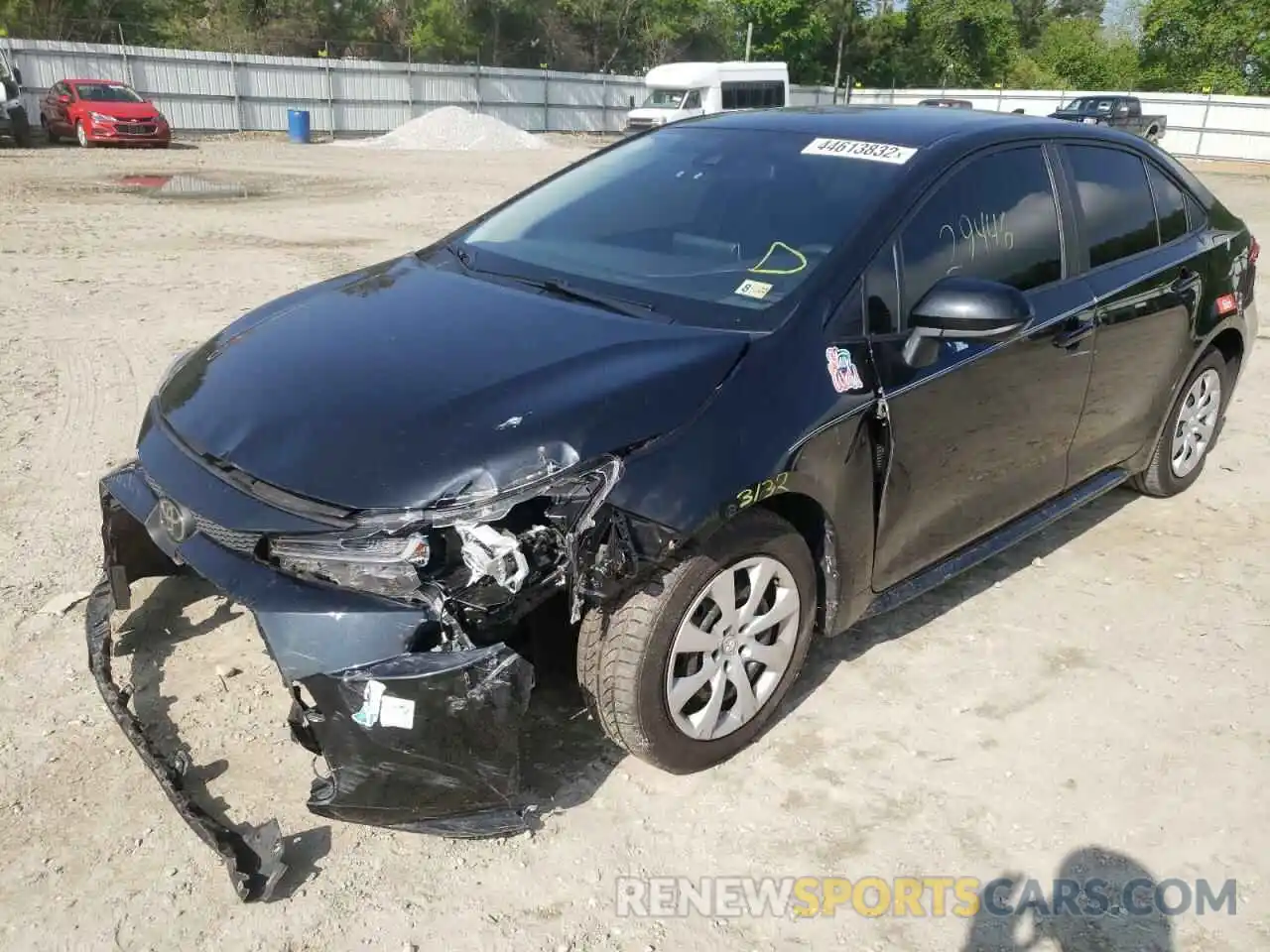 2 Photograph of a damaged car JTDEPRAE6LJ083576 TOYOTA COROLLA 2020