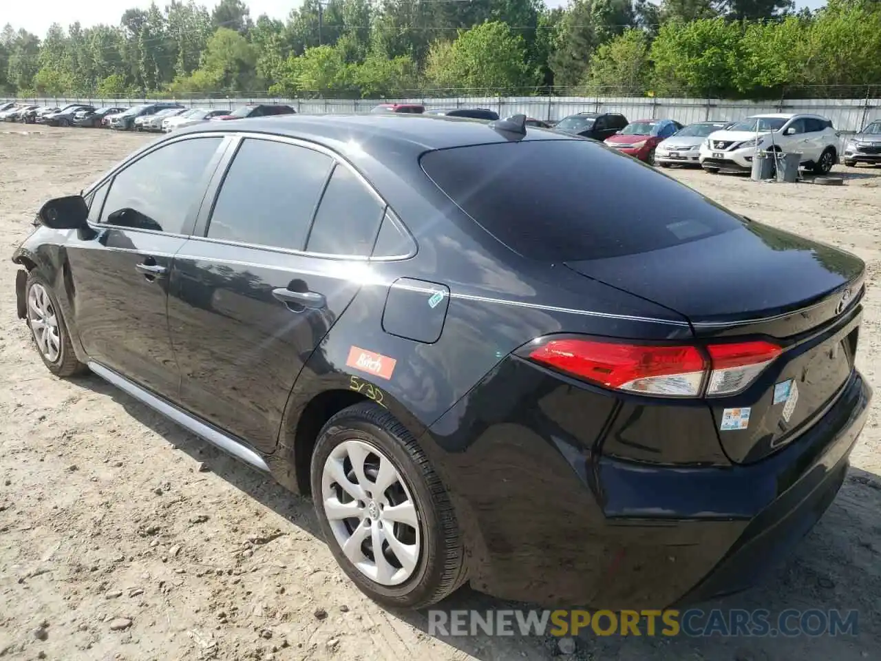 3 Photograph of a damaged car JTDEPRAE6LJ083576 TOYOTA COROLLA 2020