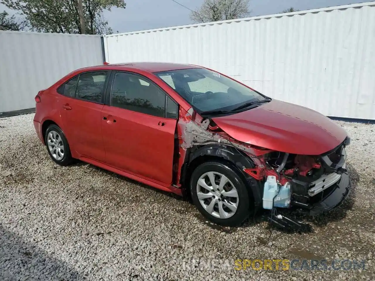 4 Photograph of a damaged car JTDEPRAE6LJ083917 TOYOTA COROLLA 2020