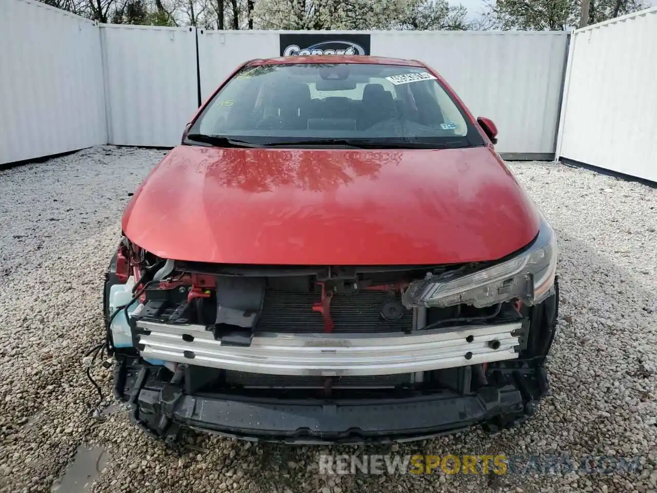 5 Photograph of a damaged car JTDEPRAE6LJ083917 TOYOTA COROLLA 2020