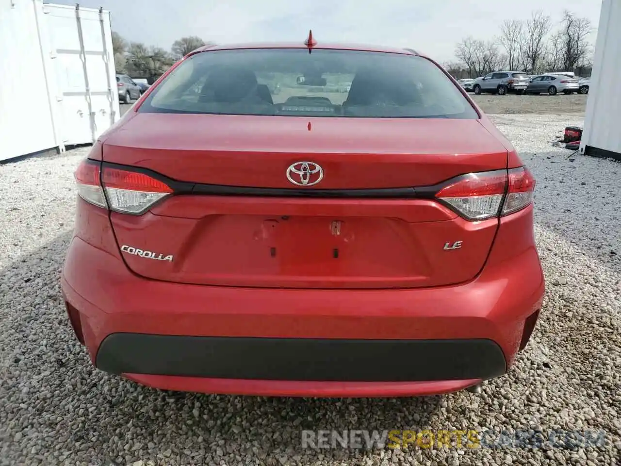 6 Photograph of a damaged car JTDEPRAE6LJ083917 TOYOTA COROLLA 2020