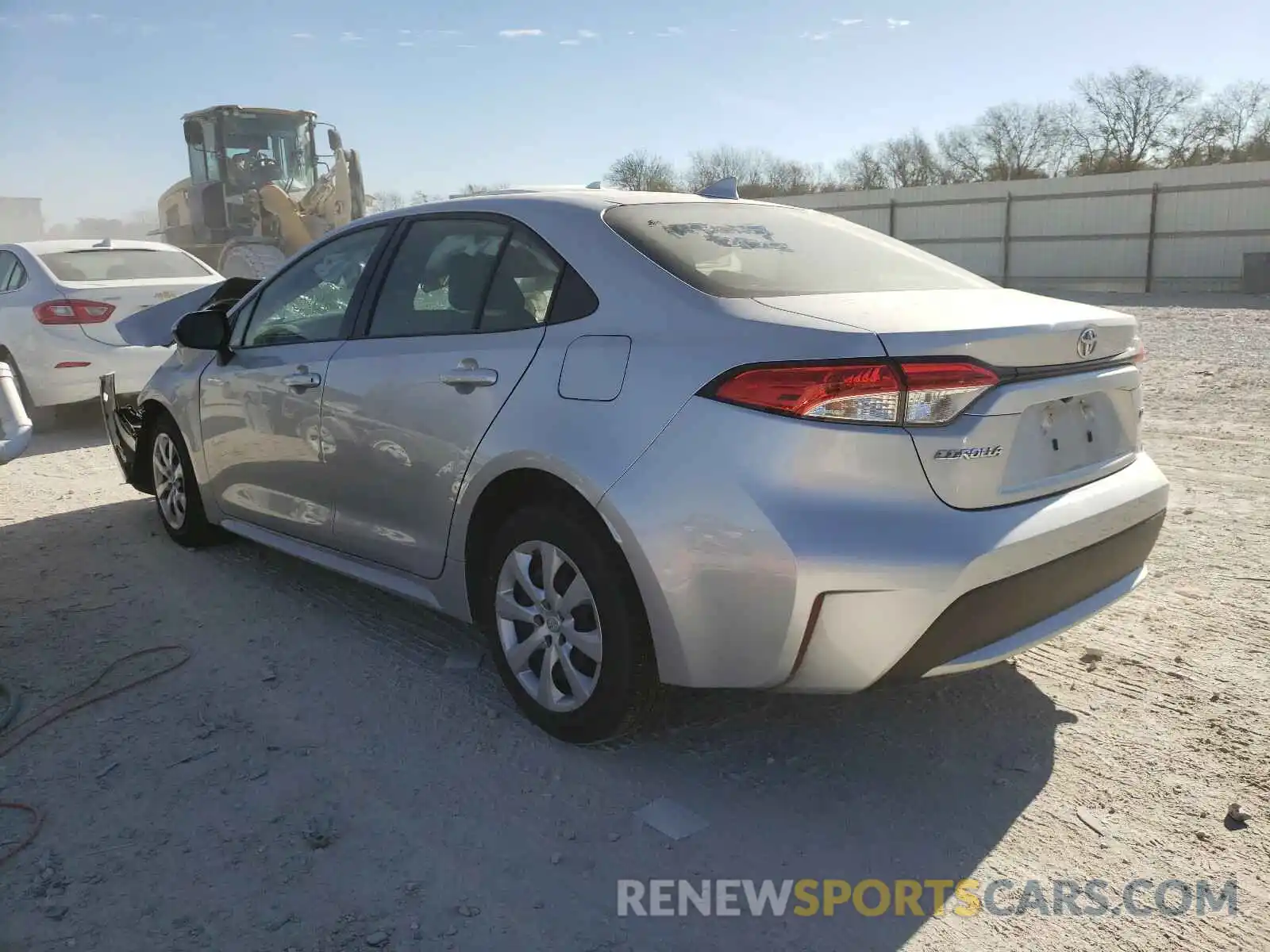 3 Photograph of a damaged car JTDEPRAE6LJ084890 TOYOTA COROLLA 2020