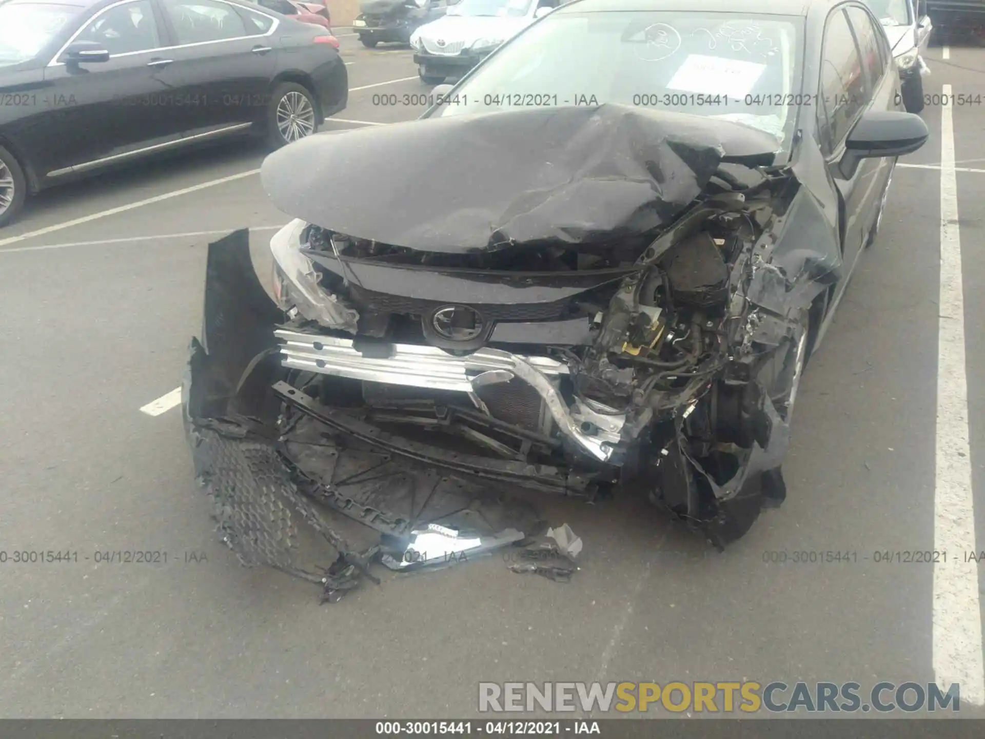 6 Photograph of a damaged car JTDEPRAE6LJ086042 TOYOTA COROLLA 2020