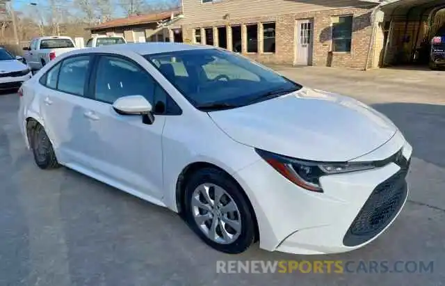 1 Photograph of a damaged car JTDEPRAE6LJ086784 TOYOTA COROLLA 2020