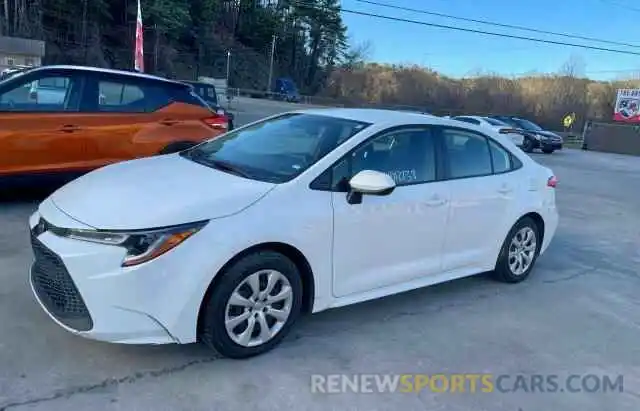 2 Photograph of a damaged car JTDEPRAE6LJ086784 TOYOTA COROLLA 2020