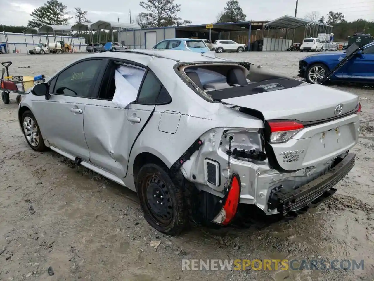 3 Photograph of a damaged car JTDEPRAE6LJ087000 TOYOTA COROLLA 2020