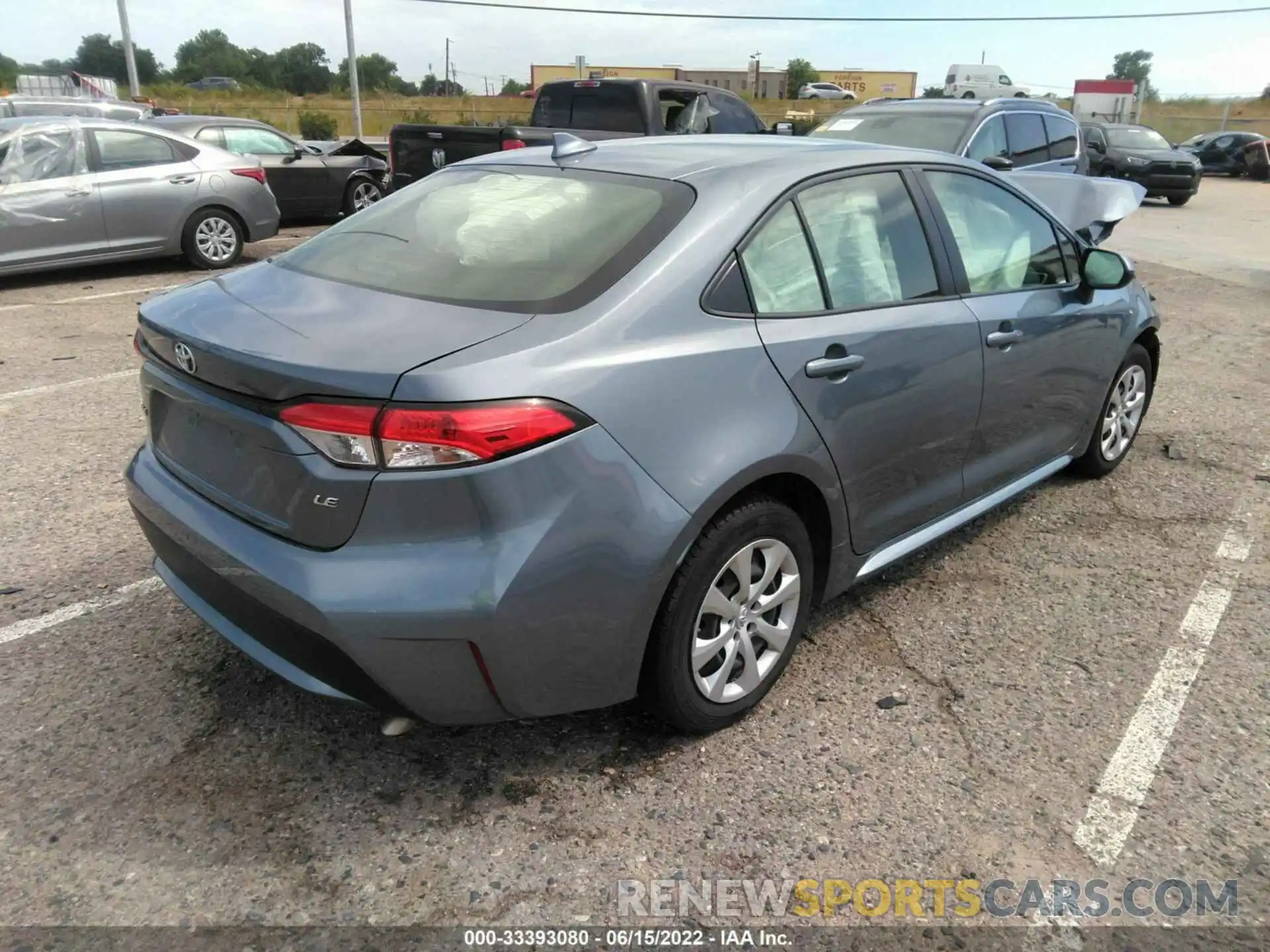 4 Photograph of a damaged car JTDEPRAE6LJ087966 TOYOTA COROLLA 2020