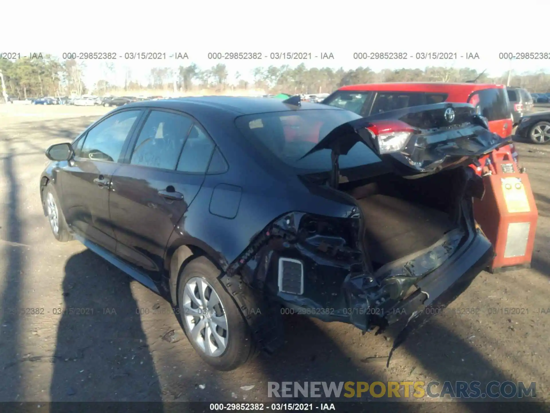 3 Photograph of a damaged car JTDEPRAE6LJ088390 TOYOTA COROLLA 2020