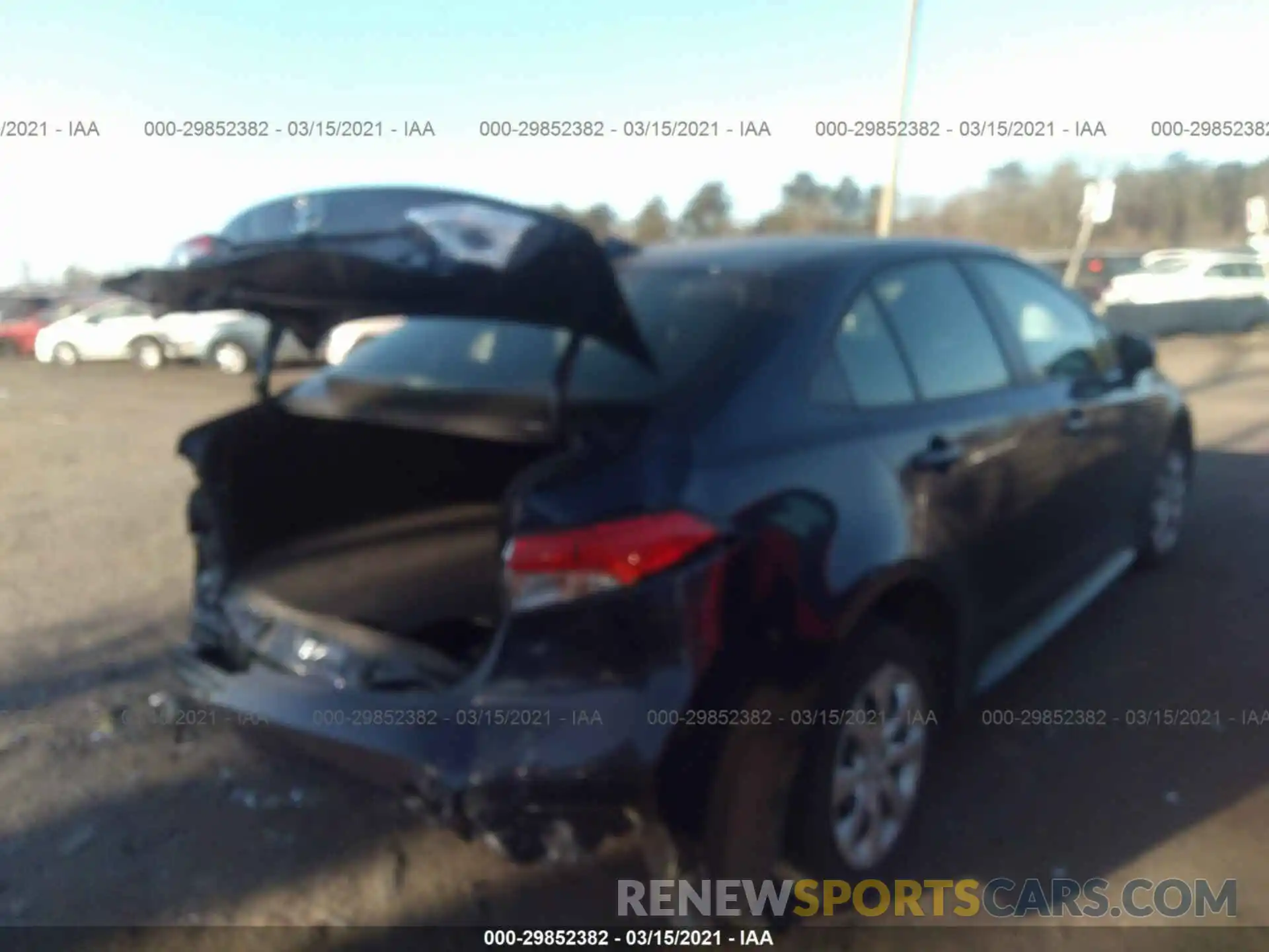 4 Photograph of a damaged car JTDEPRAE6LJ088390 TOYOTA COROLLA 2020