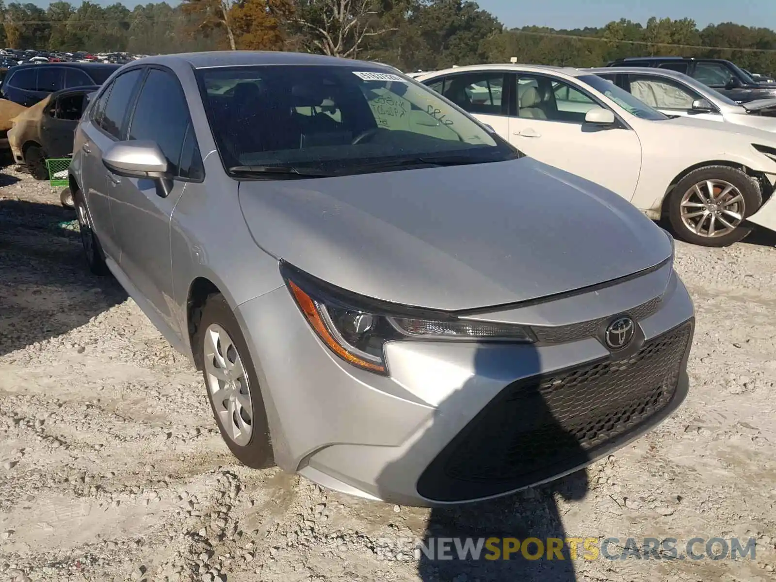 1 Photograph of a damaged car JTDEPRAE6LJ088485 TOYOTA COROLLA 2020