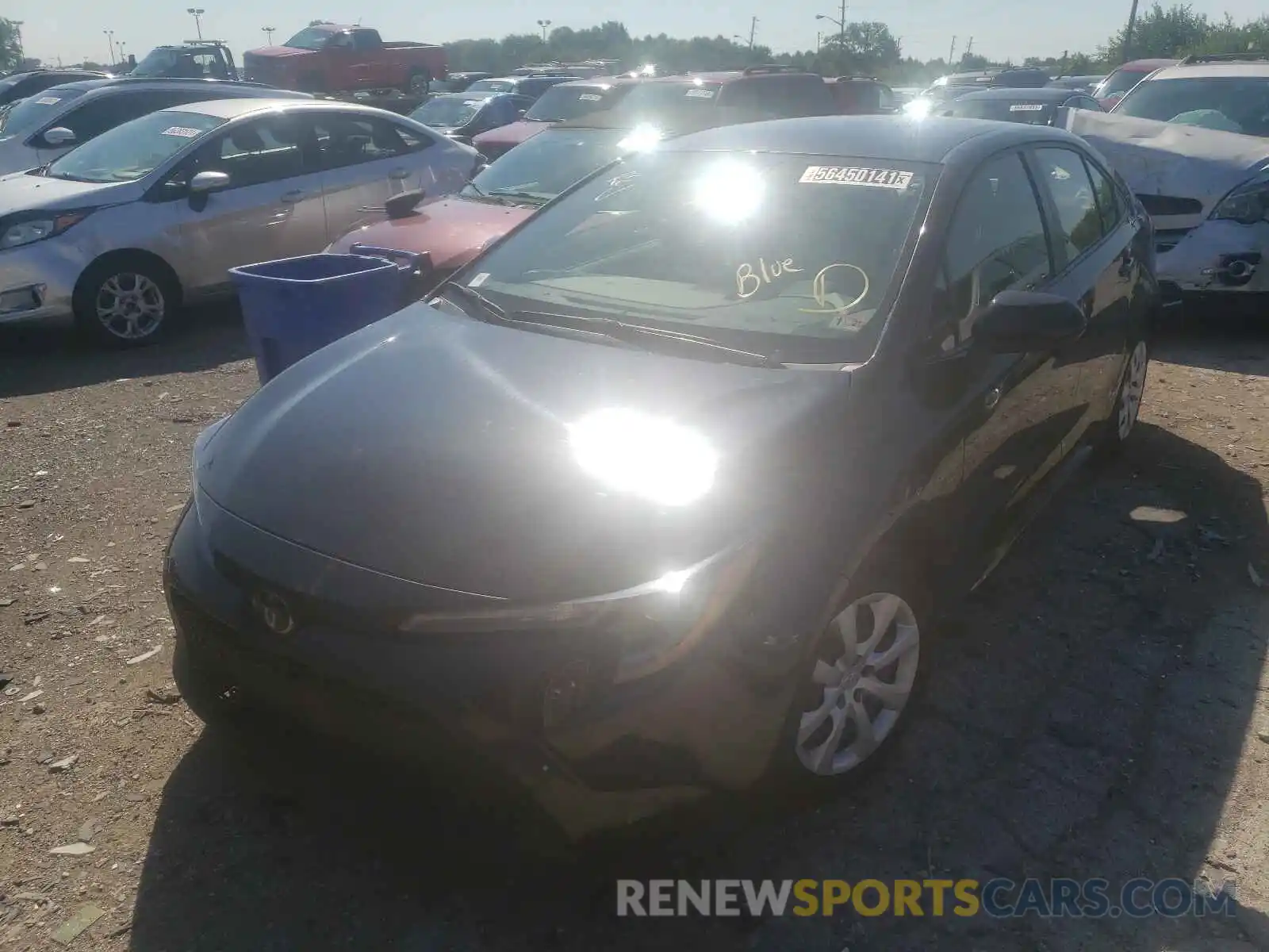 2 Photograph of a damaged car JTDEPRAE6LJ088910 TOYOTA COROLLA 2020