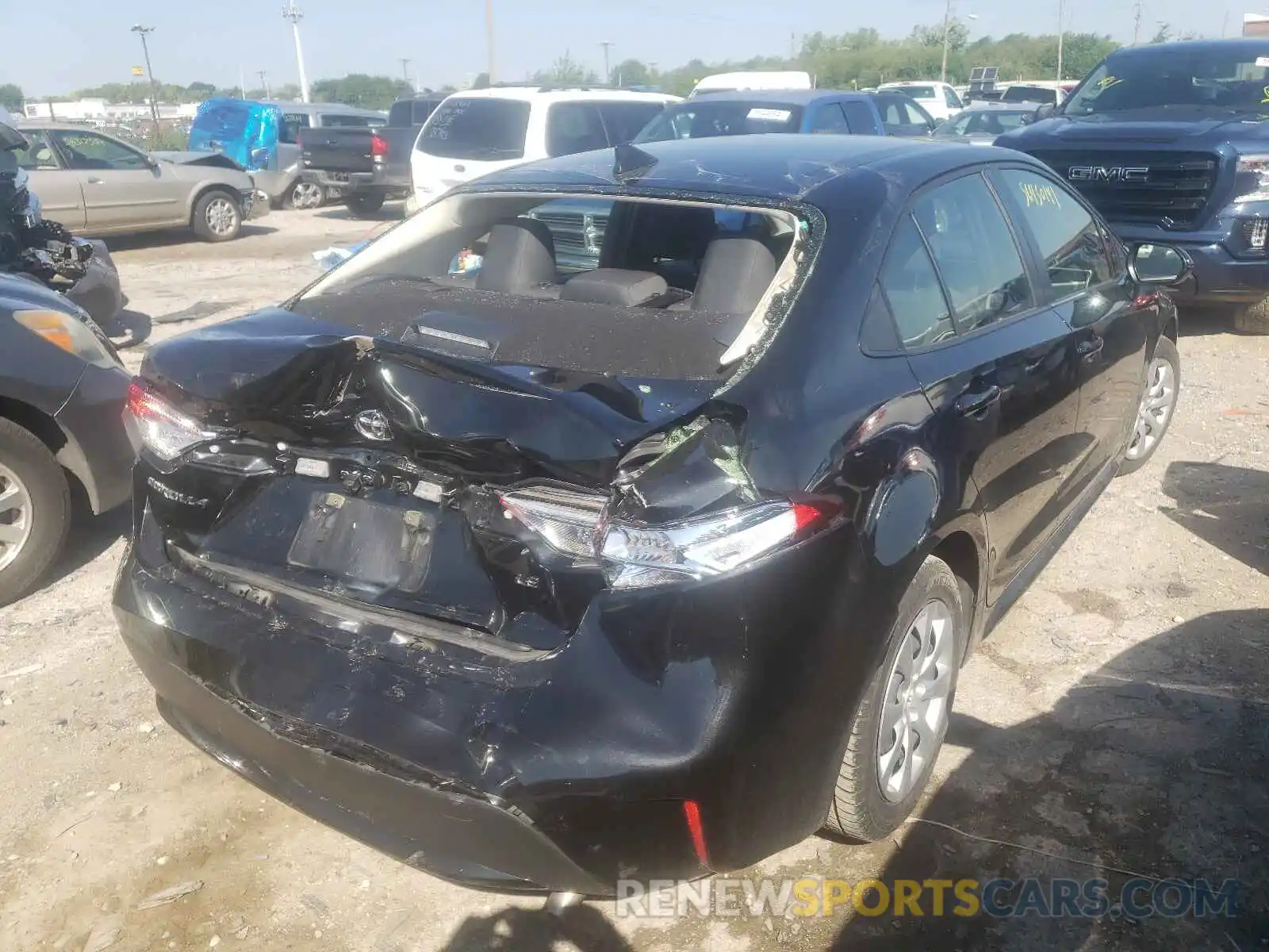 4 Photograph of a damaged car JTDEPRAE6LJ088910 TOYOTA COROLLA 2020