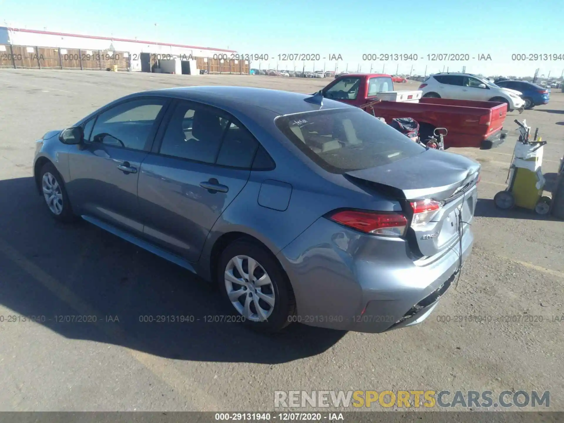 3 Photograph of a damaged car JTDEPRAE6LJ089720 TOYOTA COROLLA 2020