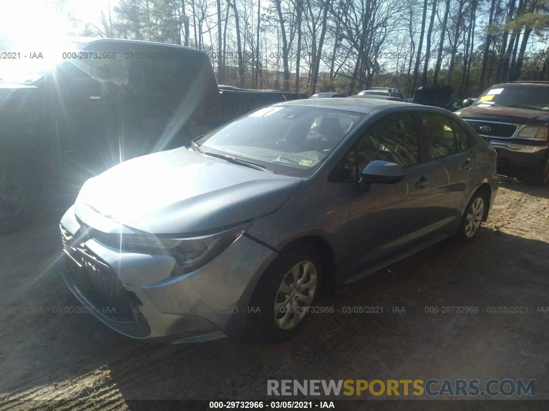 2 Photograph of a damaged car JTDEPRAE6LJ090513 TOYOTA COROLLA 2020