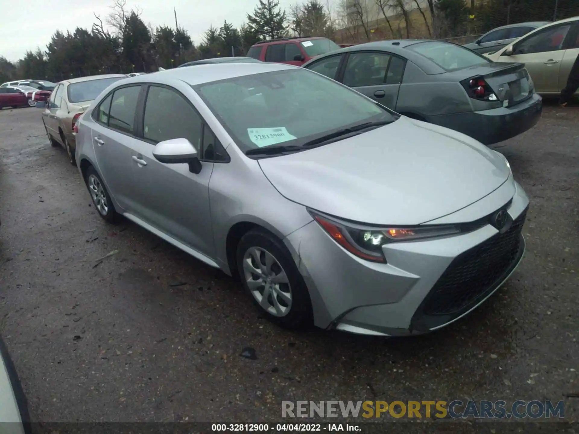 1 Photograph of a damaged car JTDEPRAE6LJ091239 TOYOTA COROLLA 2020