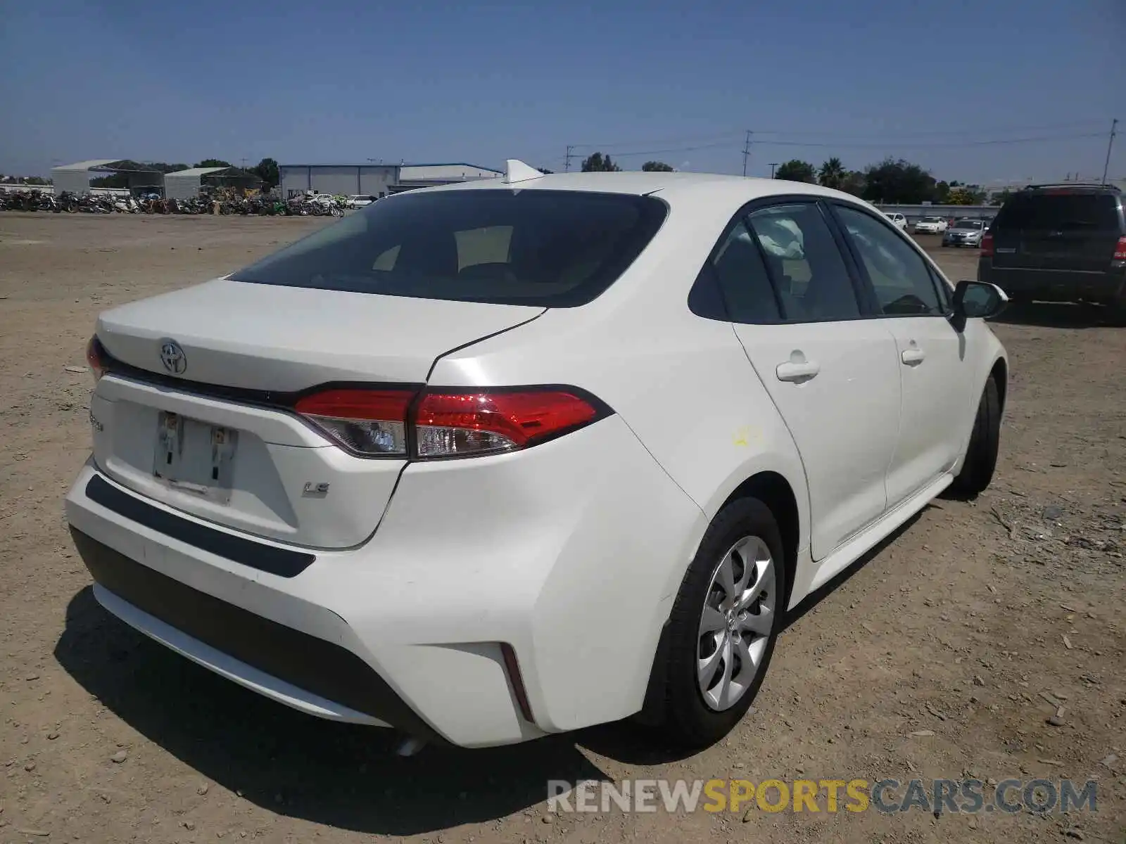 4 Photograph of a damaged car JTDEPRAE6LJ091631 TOYOTA COROLLA 2020