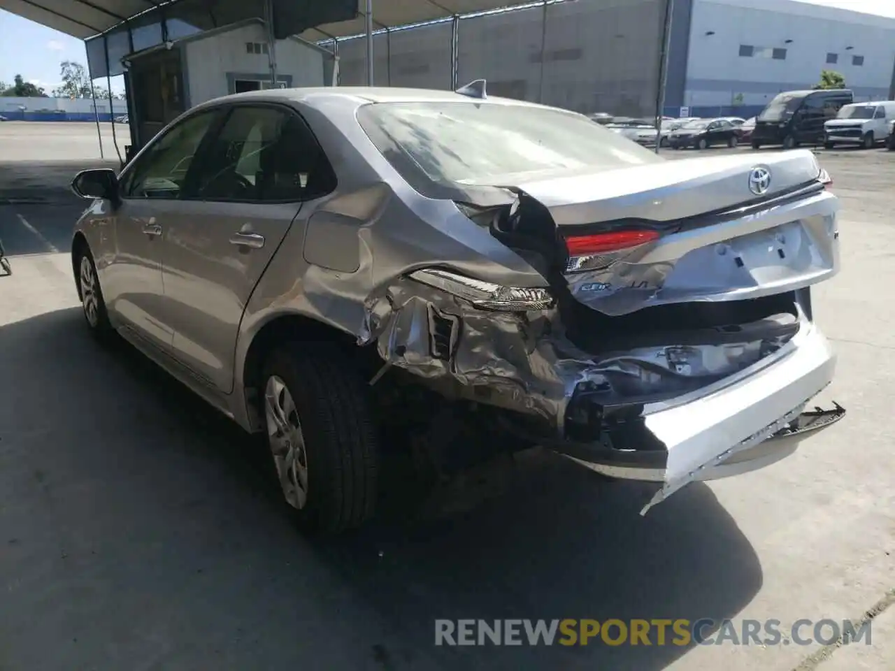 9 Photograph of a damaged car JTDEPRAE6LJ091855 TOYOTA COROLLA 2020