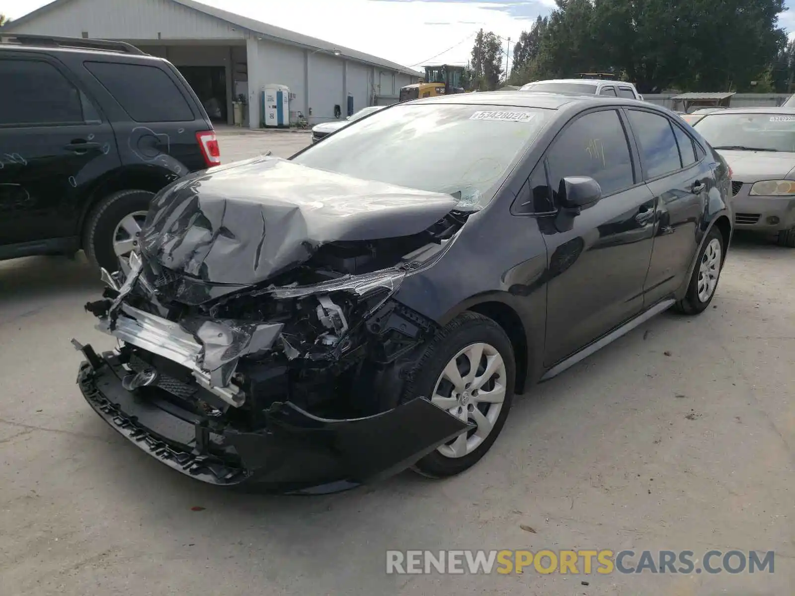 2 Photograph of a damaged car JTDEPRAE6LJ092181 TOYOTA COROLLA 2020