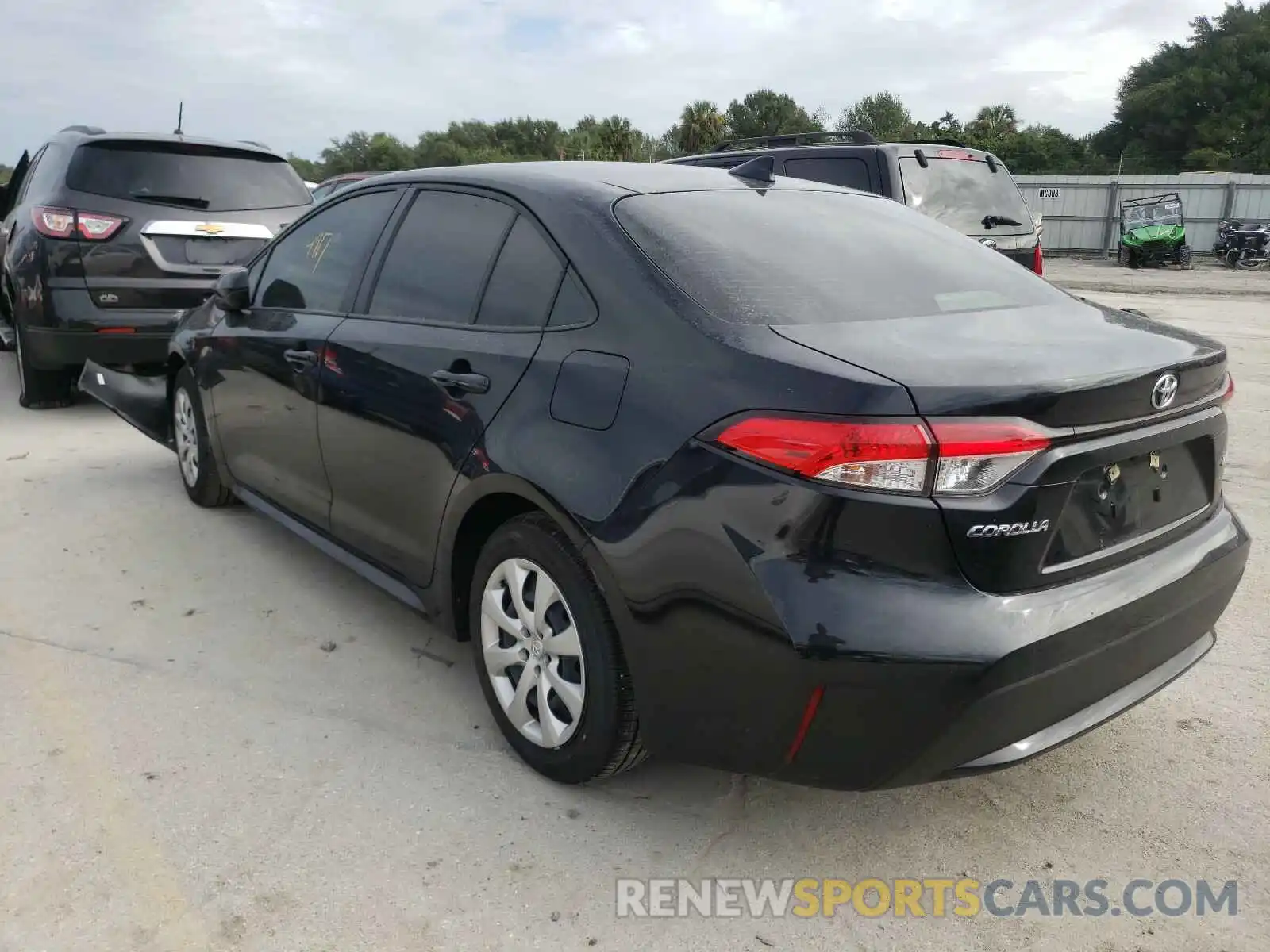 3 Photograph of a damaged car JTDEPRAE6LJ092181 TOYOTA COROLLA 2020