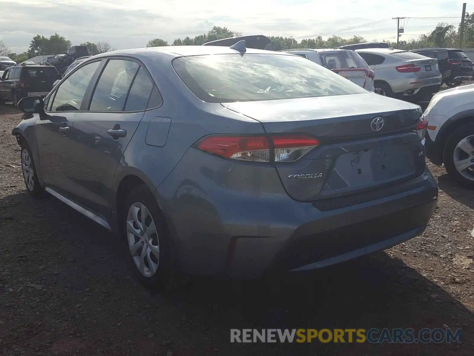 3 Photograph of a damaged car JTDEPRAE6LJ092455 TOYOTA COROLLA 2020