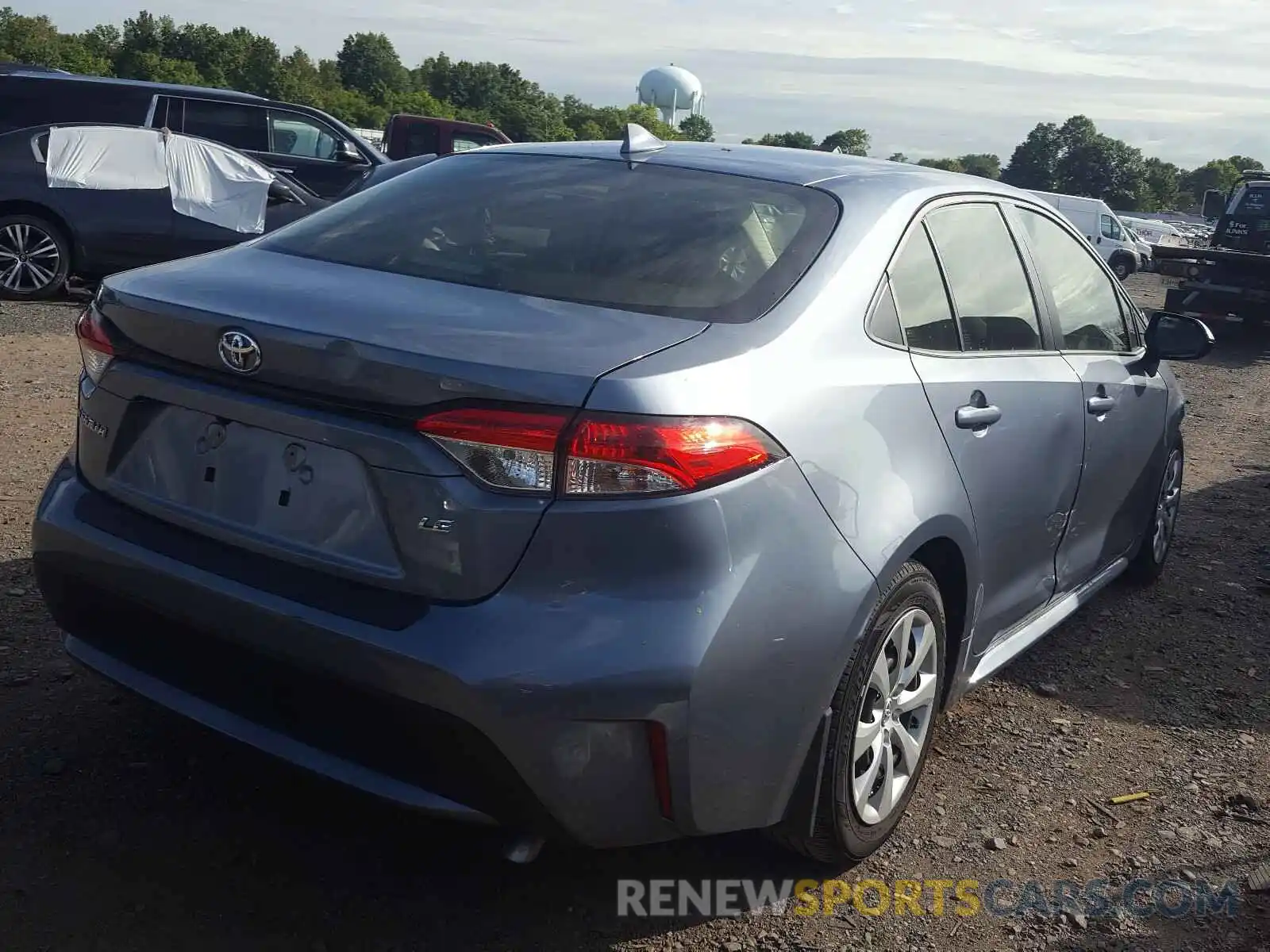 4 Photograph of a damaged car JTDEPRAE6LJ092455 TOYOTA COROLLA 2020