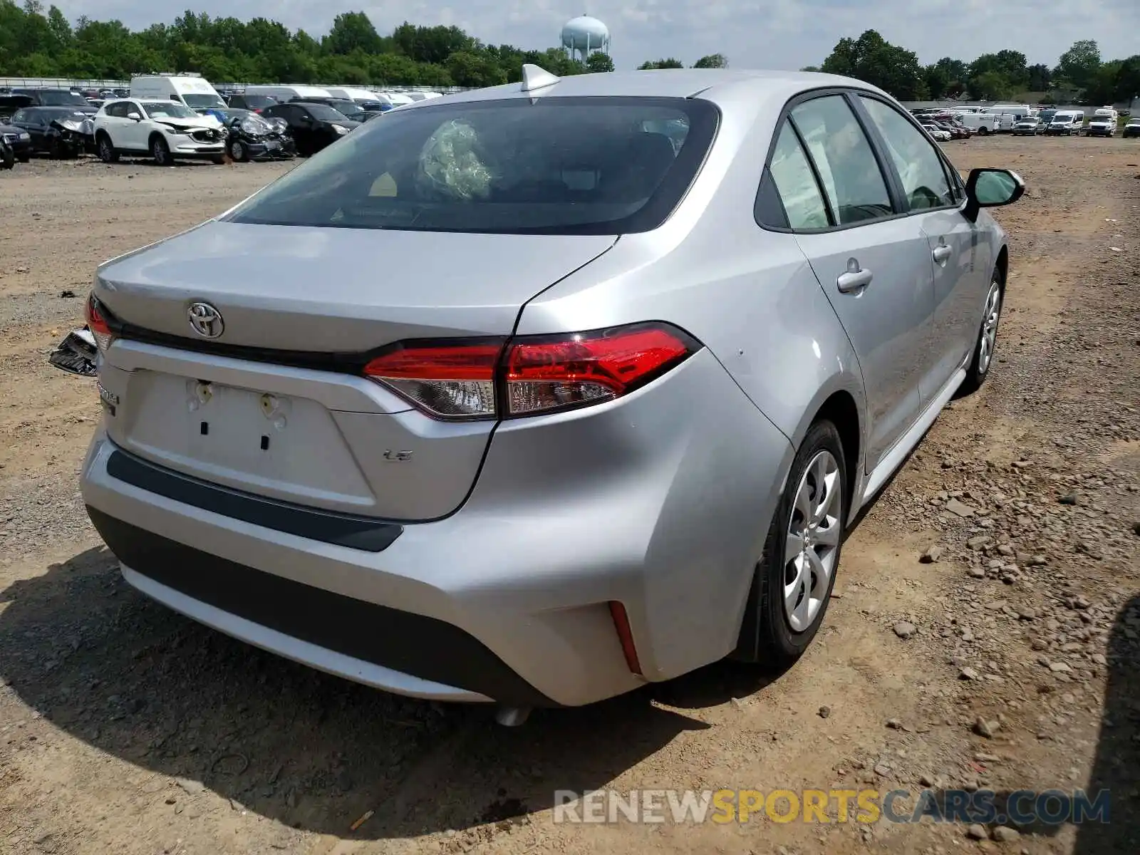 4 Photograph of a damaged car JTDEPRAE6LJ093394 TOYOTA COROLLA 2020