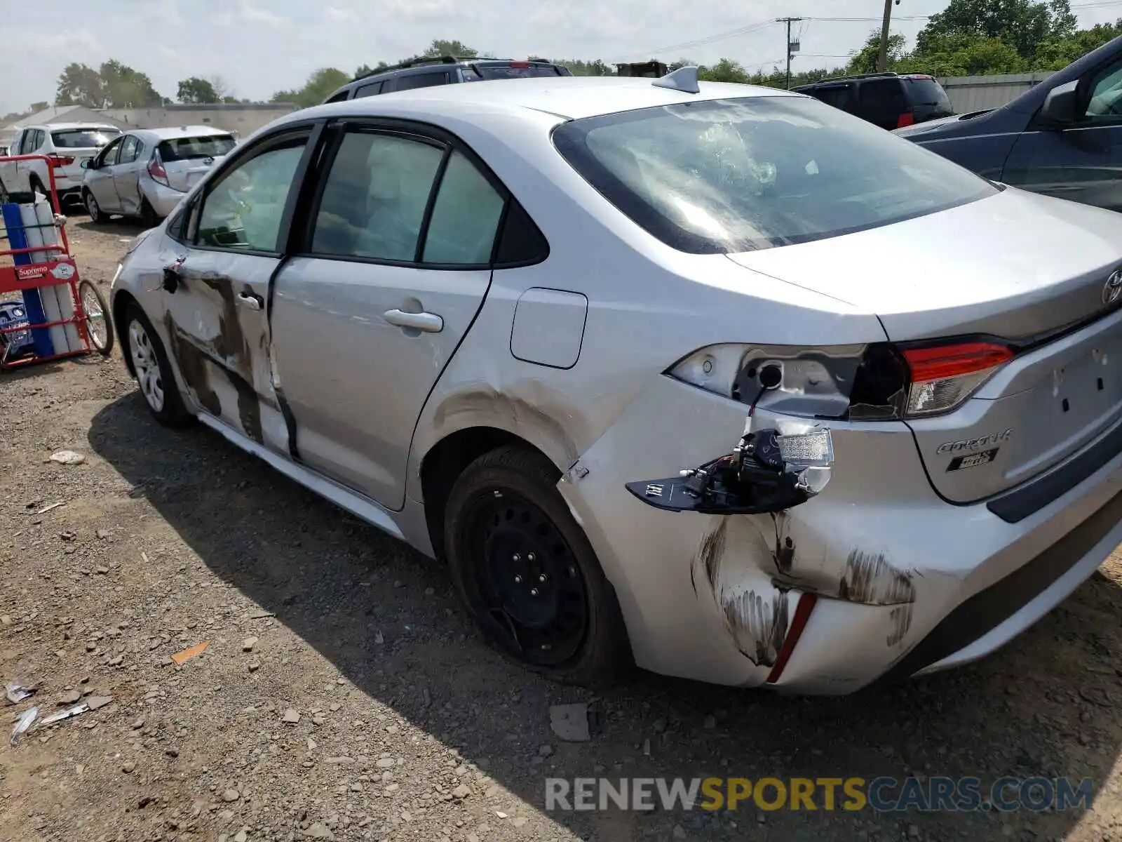 9 Photograph of a damaged car JTDEPRAE6LJ093394 TOYOTA COROLLA 2020