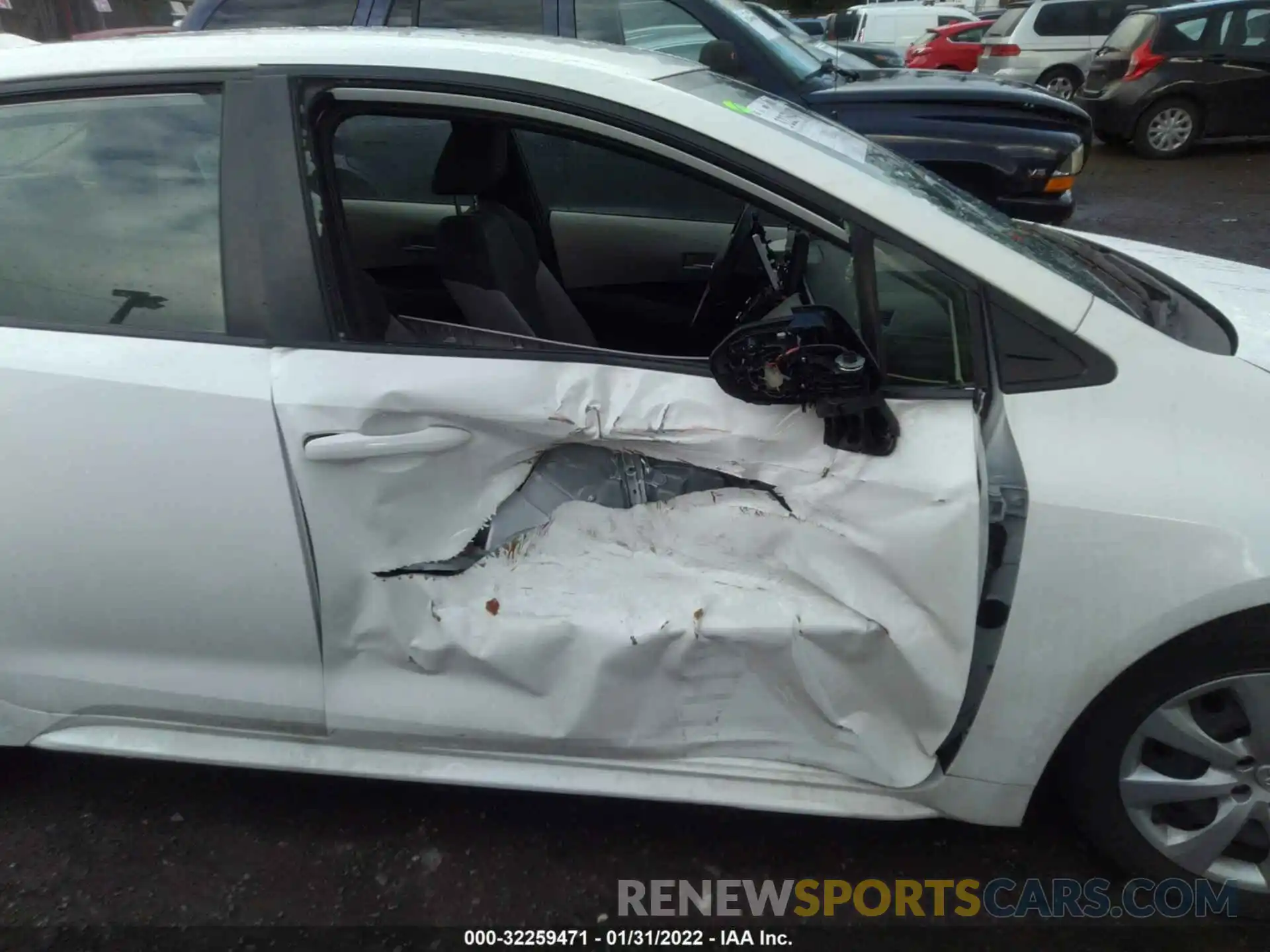 6 Photograph of a damaged car JTDEPRAE6LJ093492 TOYOTA COROLLA 2020