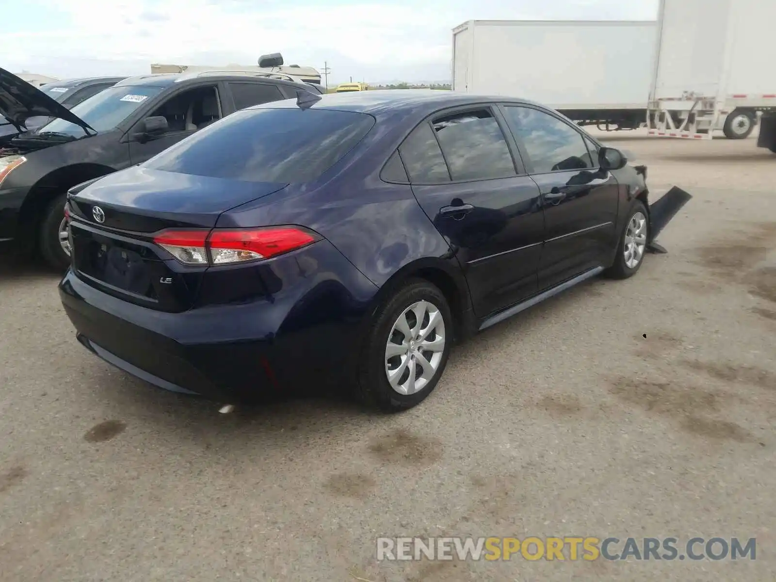 4 Photograph of a damaged car JTDEPRAE6LJ093699 TOYOTA COROLLA 2020