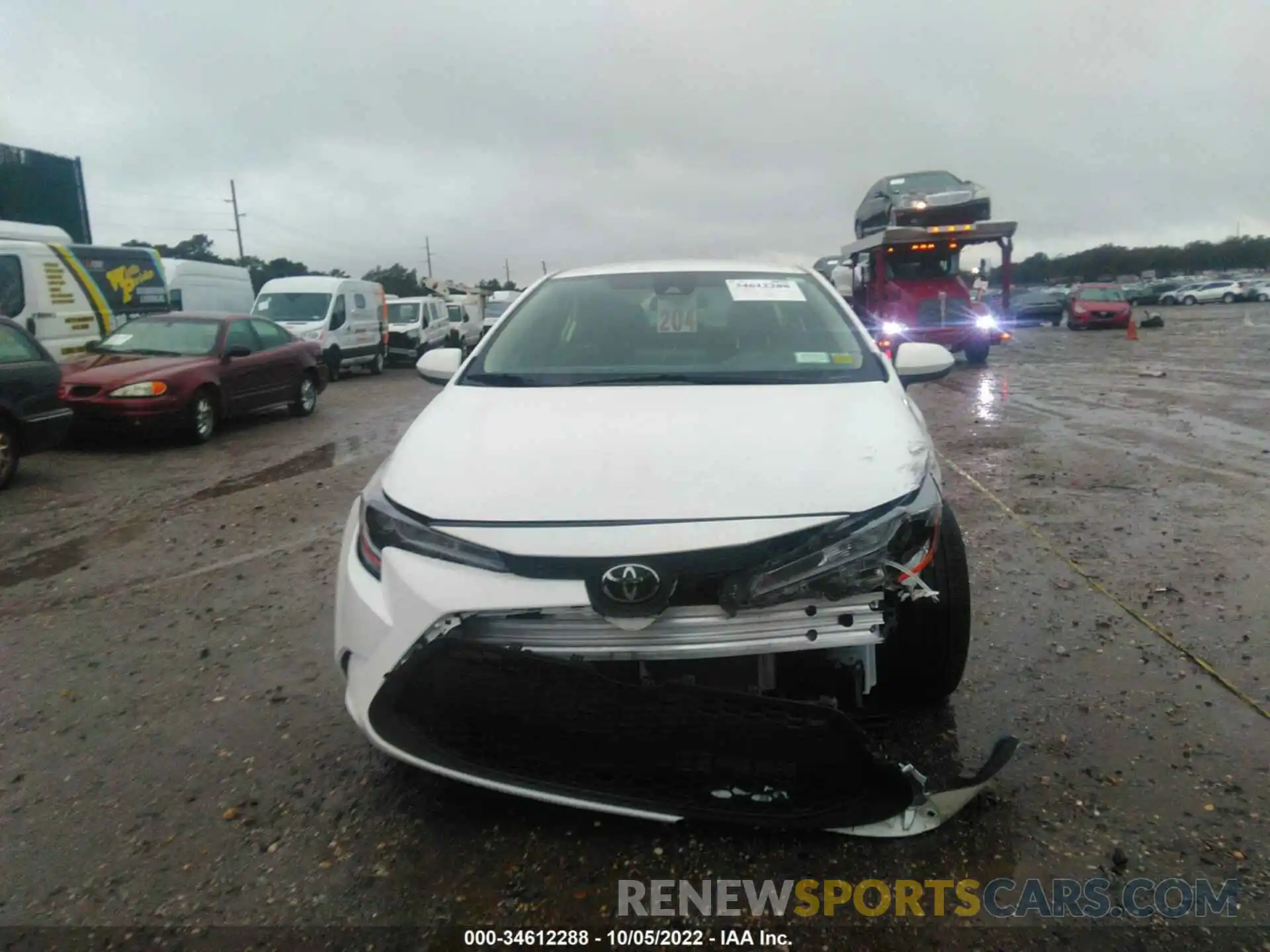 6 Photograph of a damaged car JTDEPRAE6LJ093783 TOYOTA COROLLA 2020