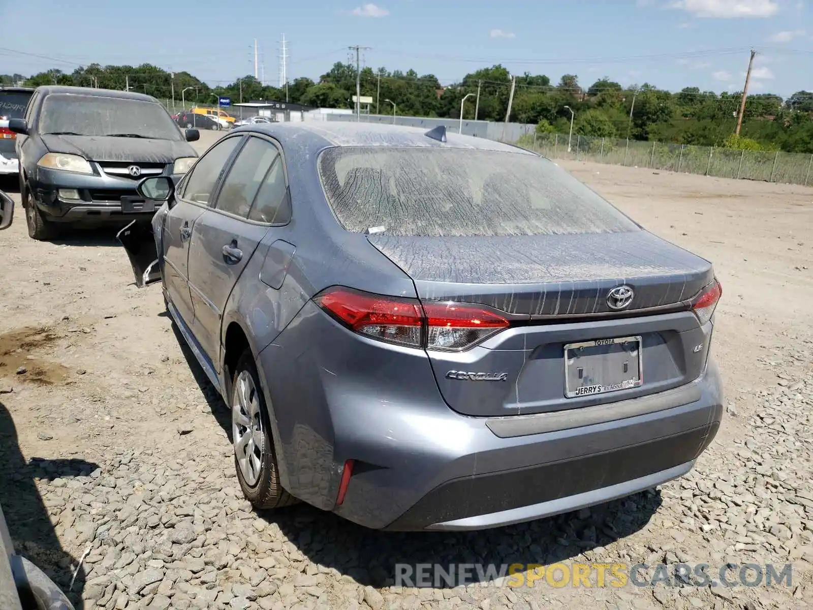 3 Photograph of a damaged car JTDEPRAE6LJ094108 TOYOTA COROLLA 2020