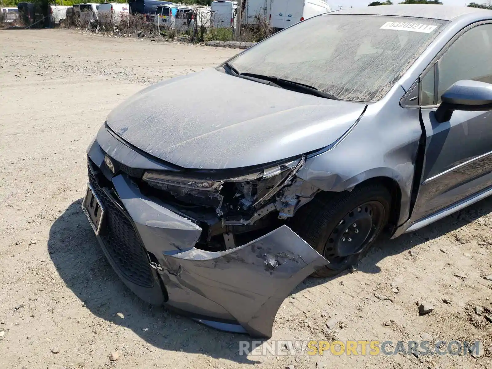 9 Photograph of a damaged car JTDEPRAE6LJ094108 TOYOTA COROLLA 2020