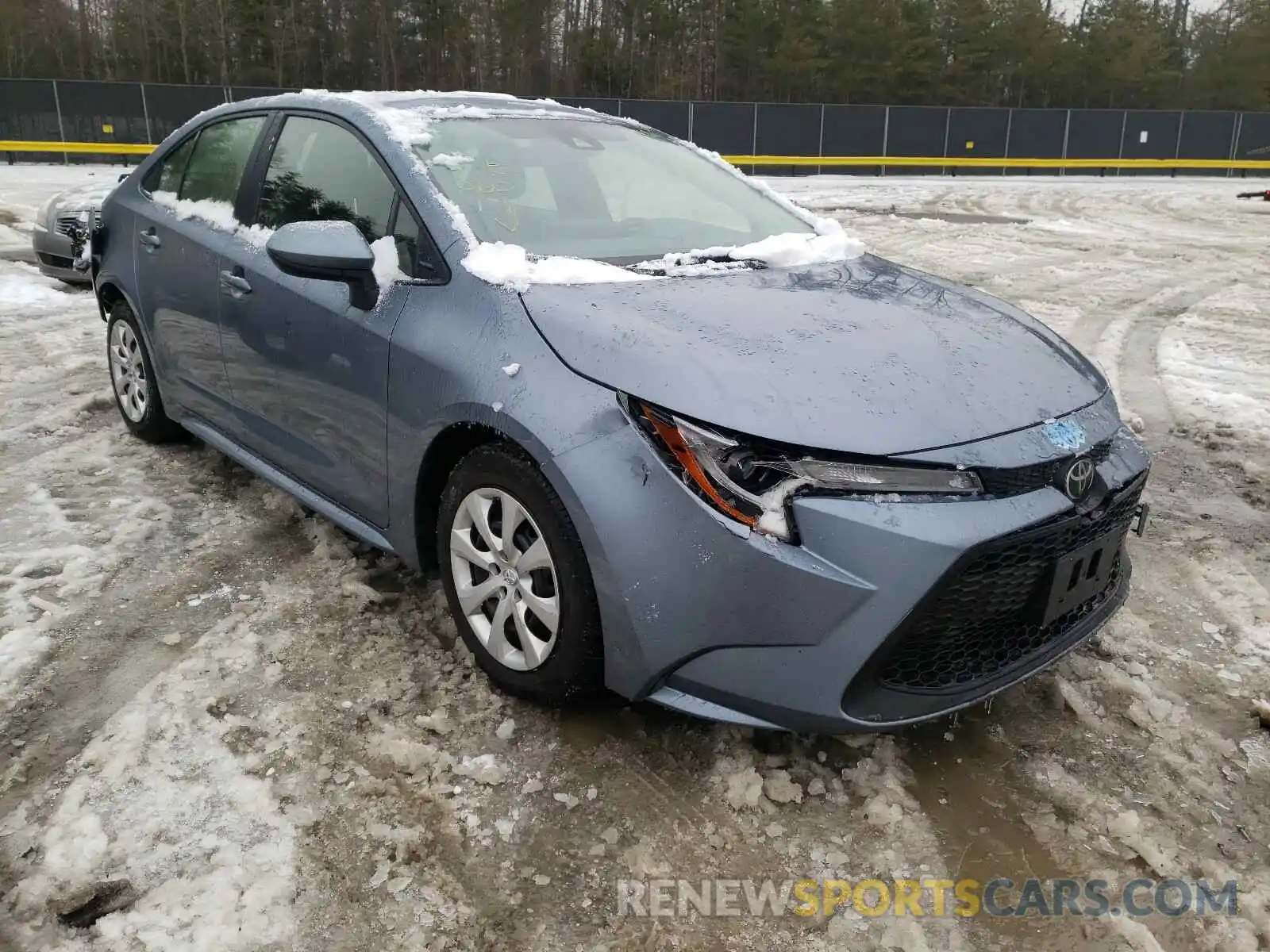 1 Photograph of a damaged car JTDEPRAE6LJ094478 TOYOTA COROLLA 2020