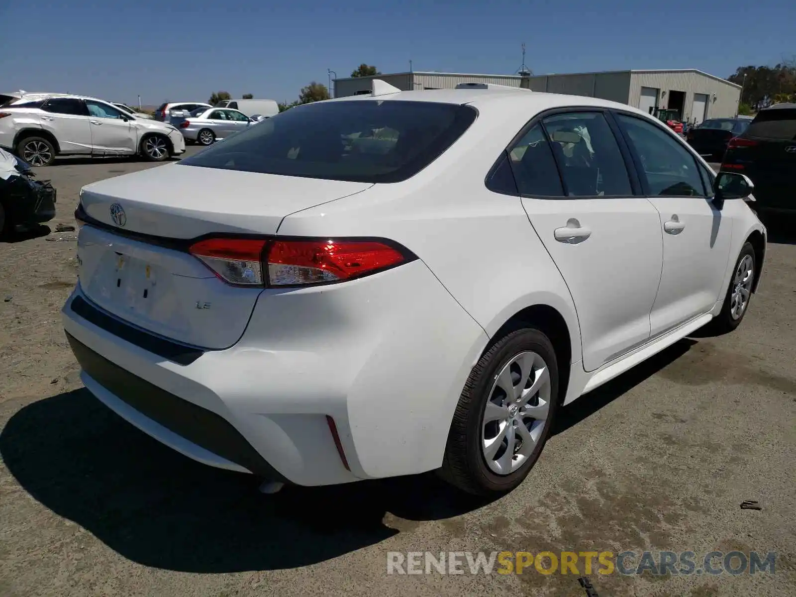 4 Photograph of a damaged car JTDEPRAE6LJ094609 TOYOTA COROLLA 2020